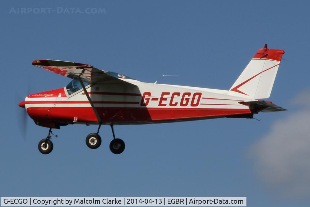 G-ECGO, 1966 Bolkow Bo-208C Junior C/N 599, Bolkow BO-208C Junior at The Real Aeroplane Club's Early Bird Fly-In, Breighton Airfield, April 2014.