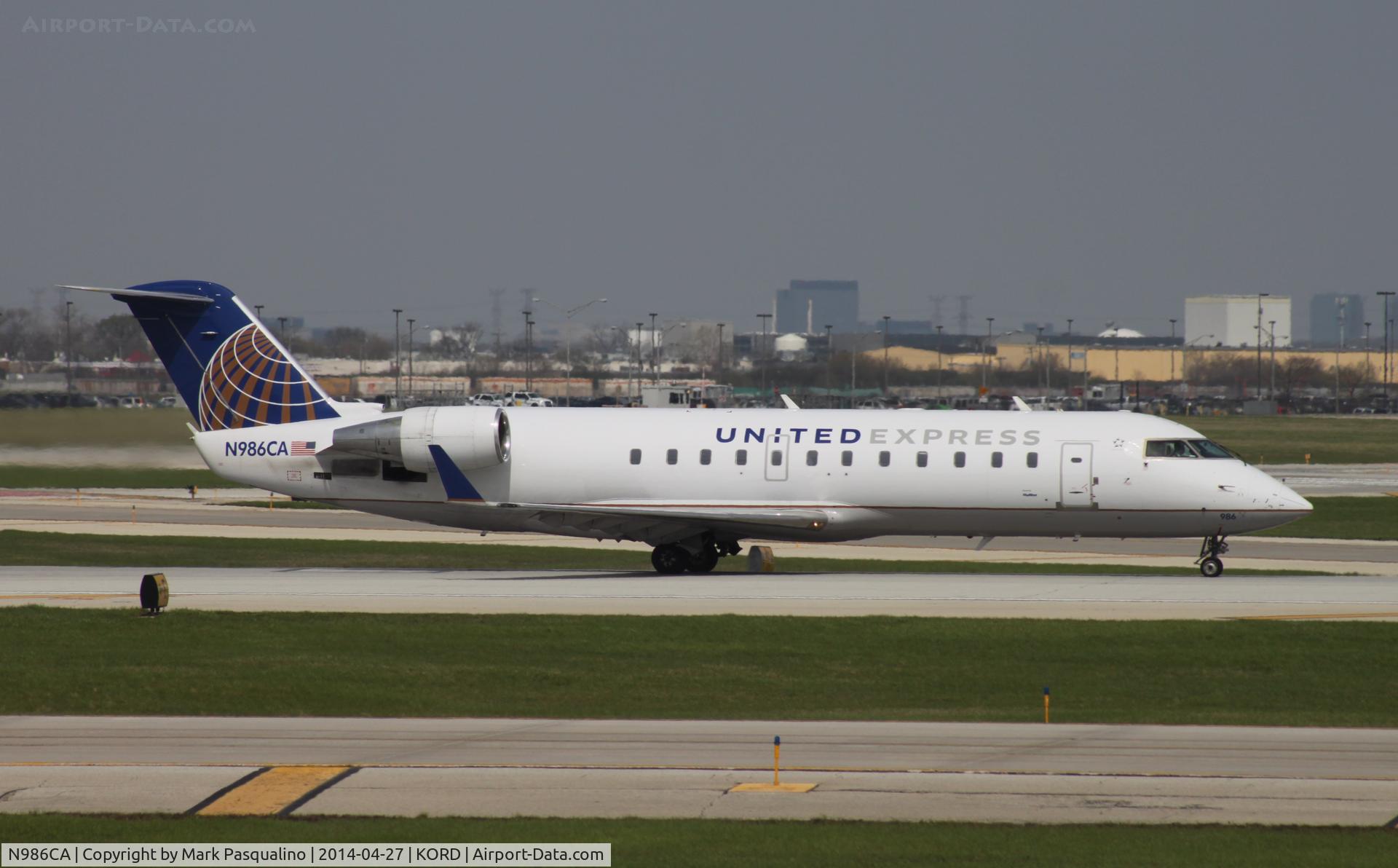 N986CA, Canadair CRJ-100ER (CL-600-2B19) C/N 7174, CL-600-2B19