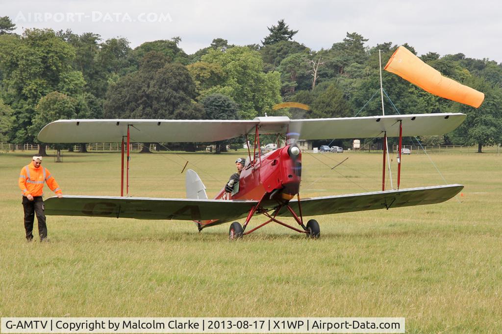 G-AMTV, 1935 De Havilland DH-82A Tiger Moth II C/N 3858, De havilland DH-82A Tiger Moth II at The De Havilland Moth Club's 28th International Moth Rally at Woburn Abbey. August 2013.