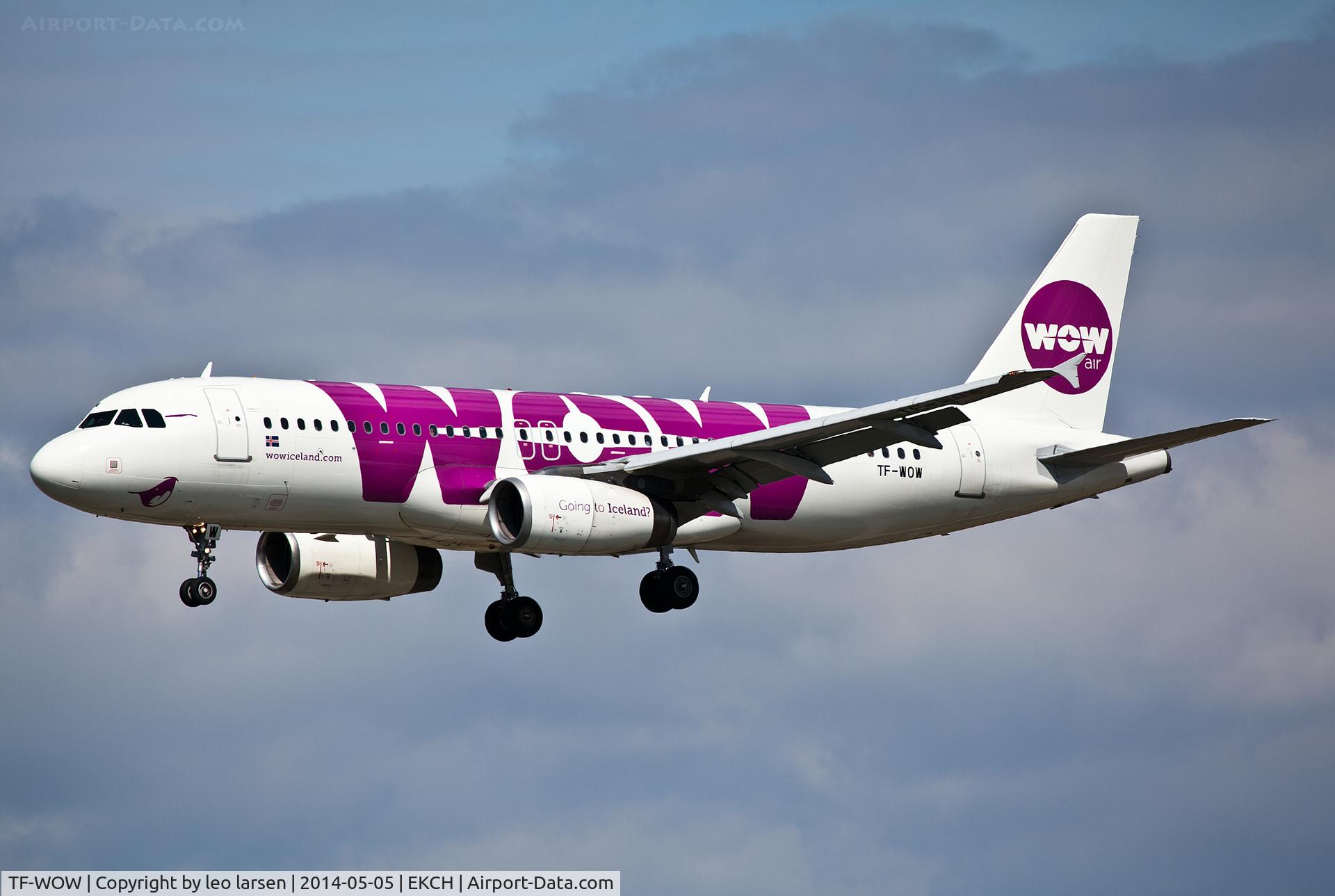 TF-WOW, 2005 Airbus A320-232 C/N 2457, Copenhagen Kastrup 5.5.14