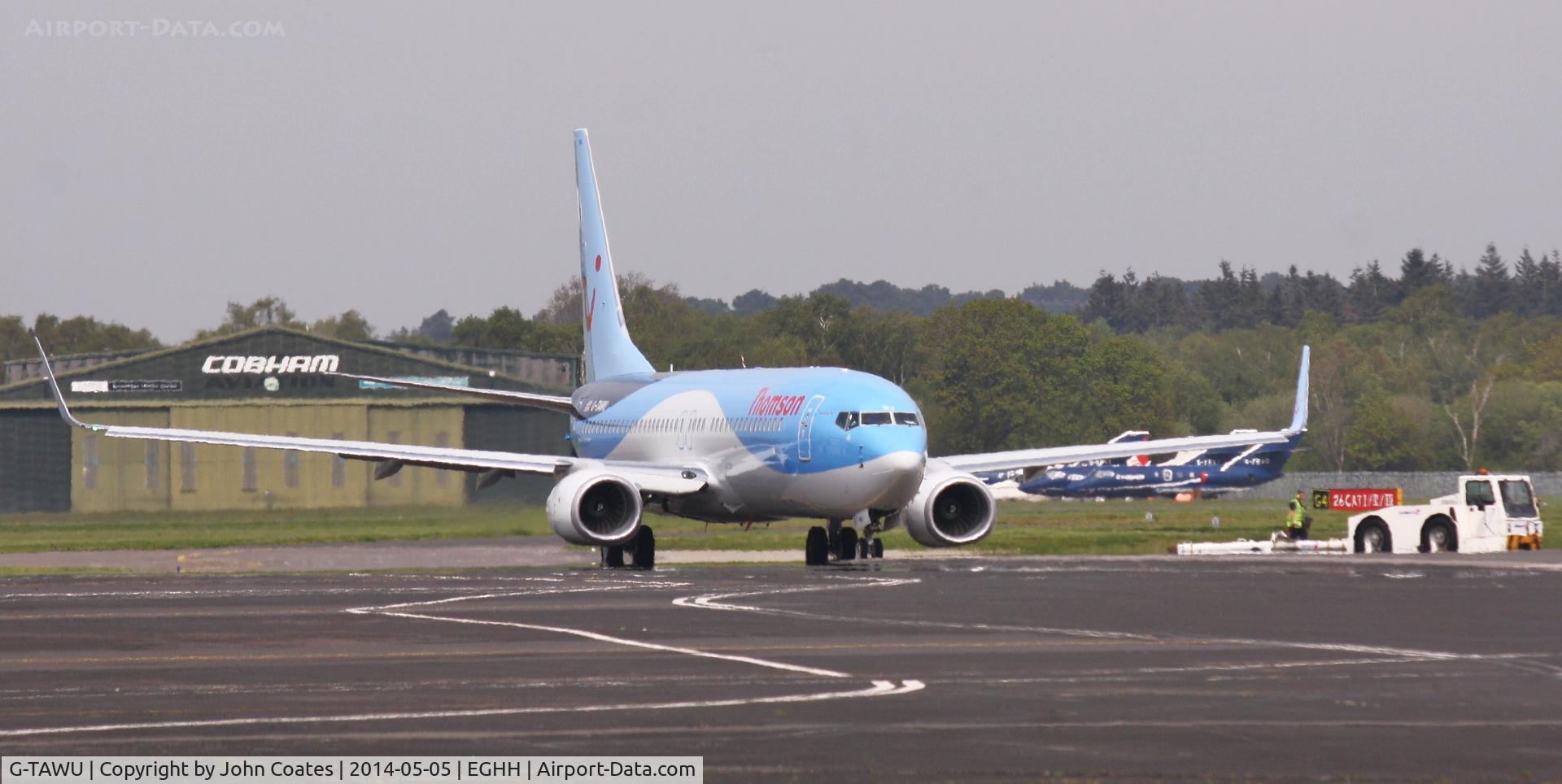 G-TAWU, 2014 Boeing 737-8K5 C/N 37263, Pushback complete