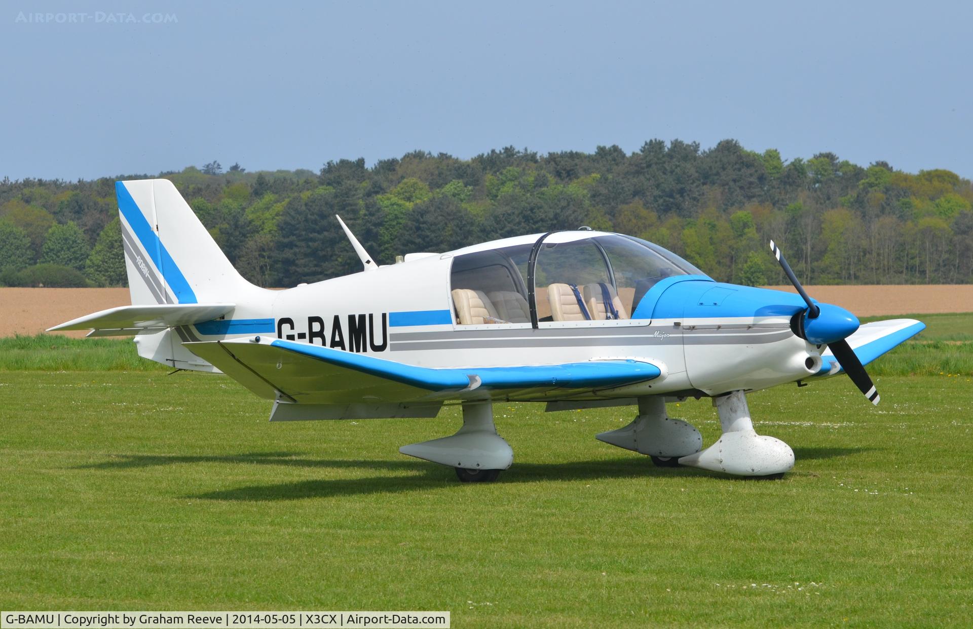 G-BAMU, 1972 Robin DR-400-160 Chevalier C/N 778, Parked at Northrepps.