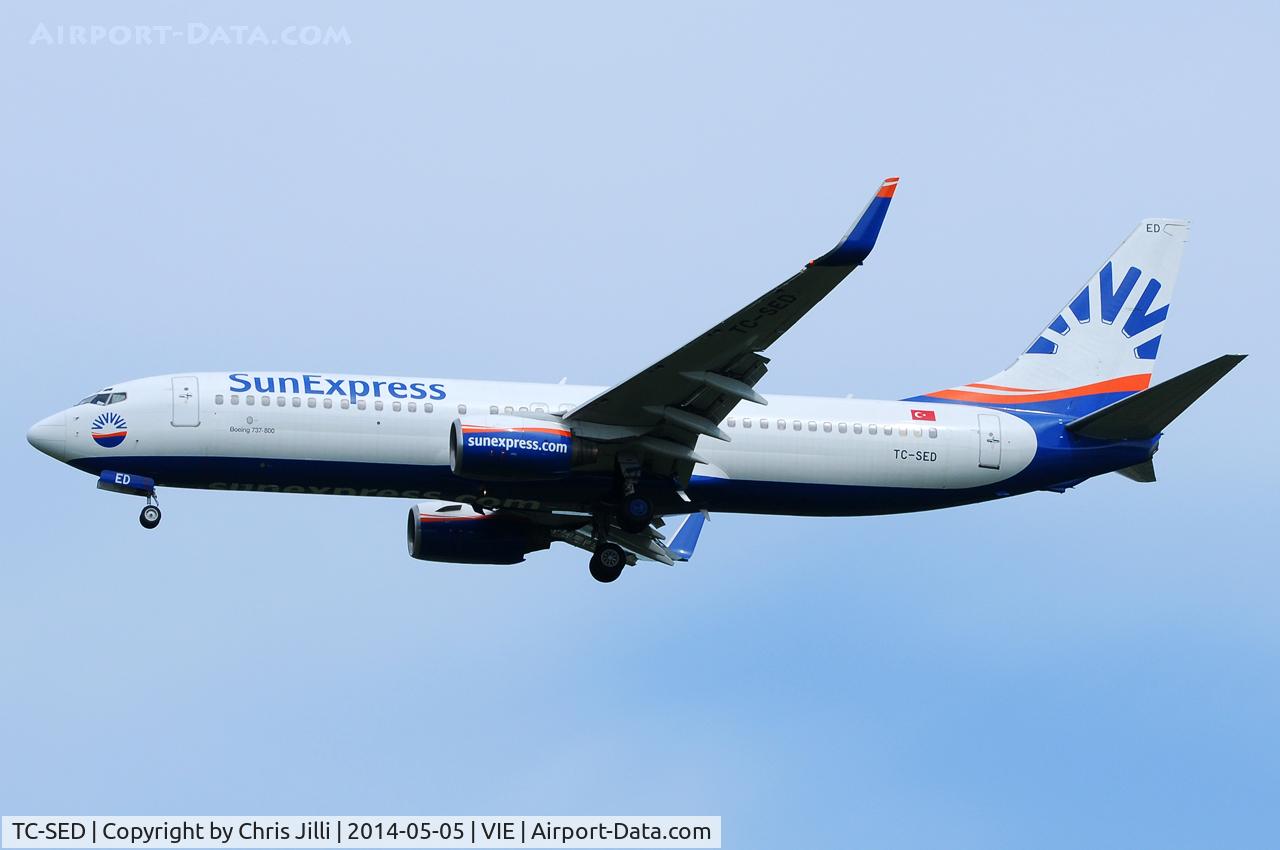 TC-SED, 2000 Boeing 737-8CX C/N 28617, SunExpress