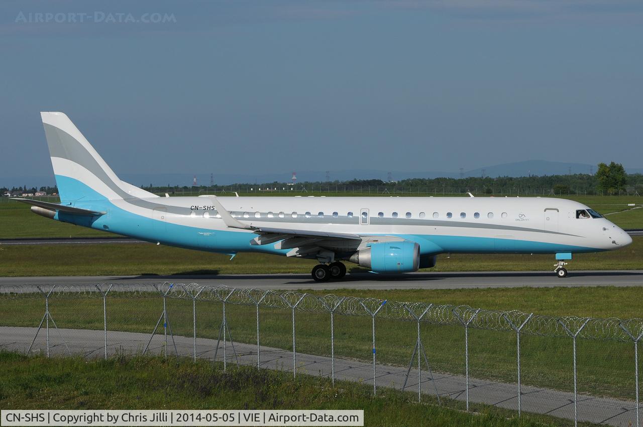 CN-SHS, 2011 Embraer ERJ-190-100ECJ Lineage 1000 C/N 19000307, Dalia Air