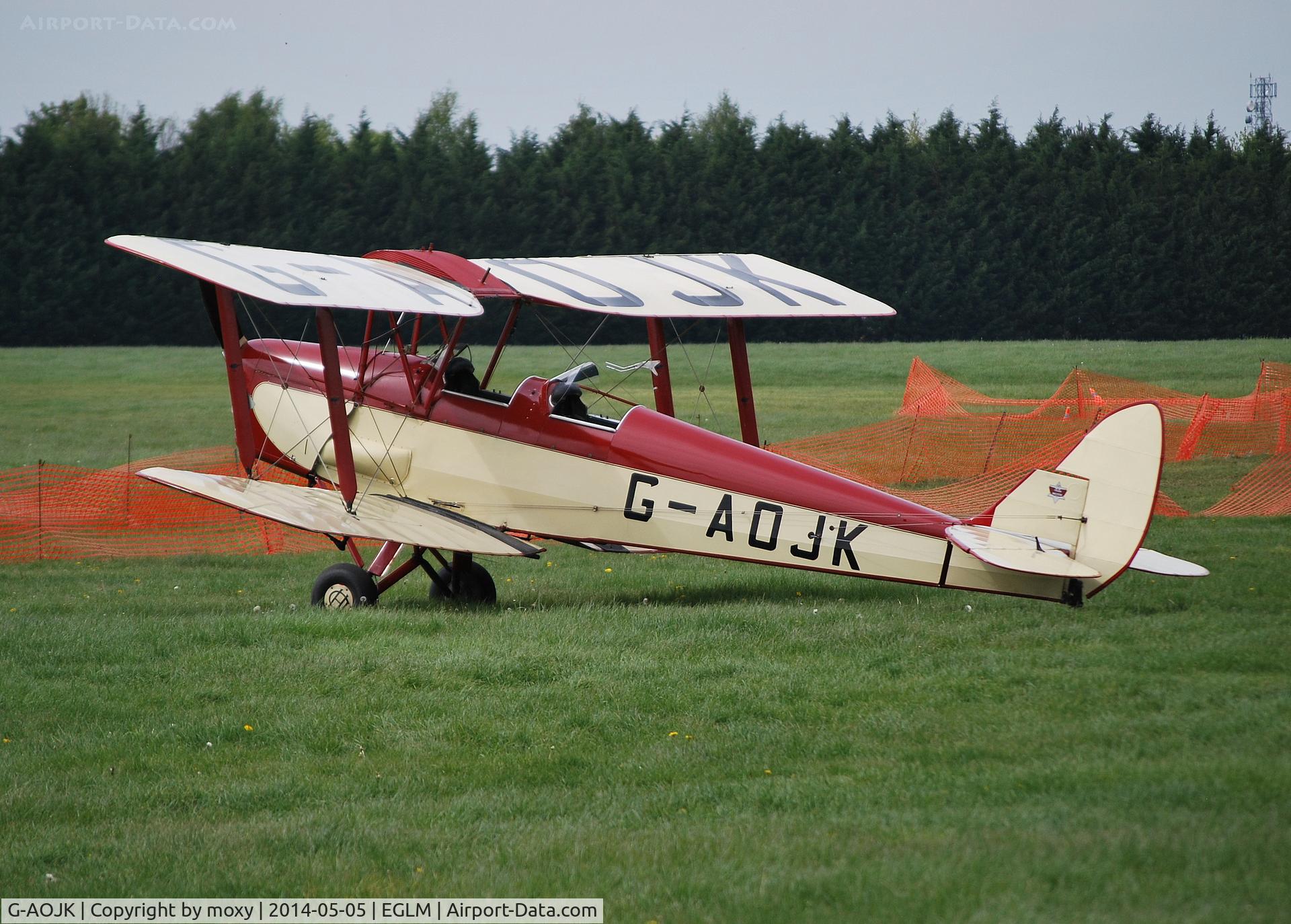 G-AOJK, 1939 De Havilland DH-82A Tiger Moth II C/N 82813, DH-82A Tiger Moth at White Waltham