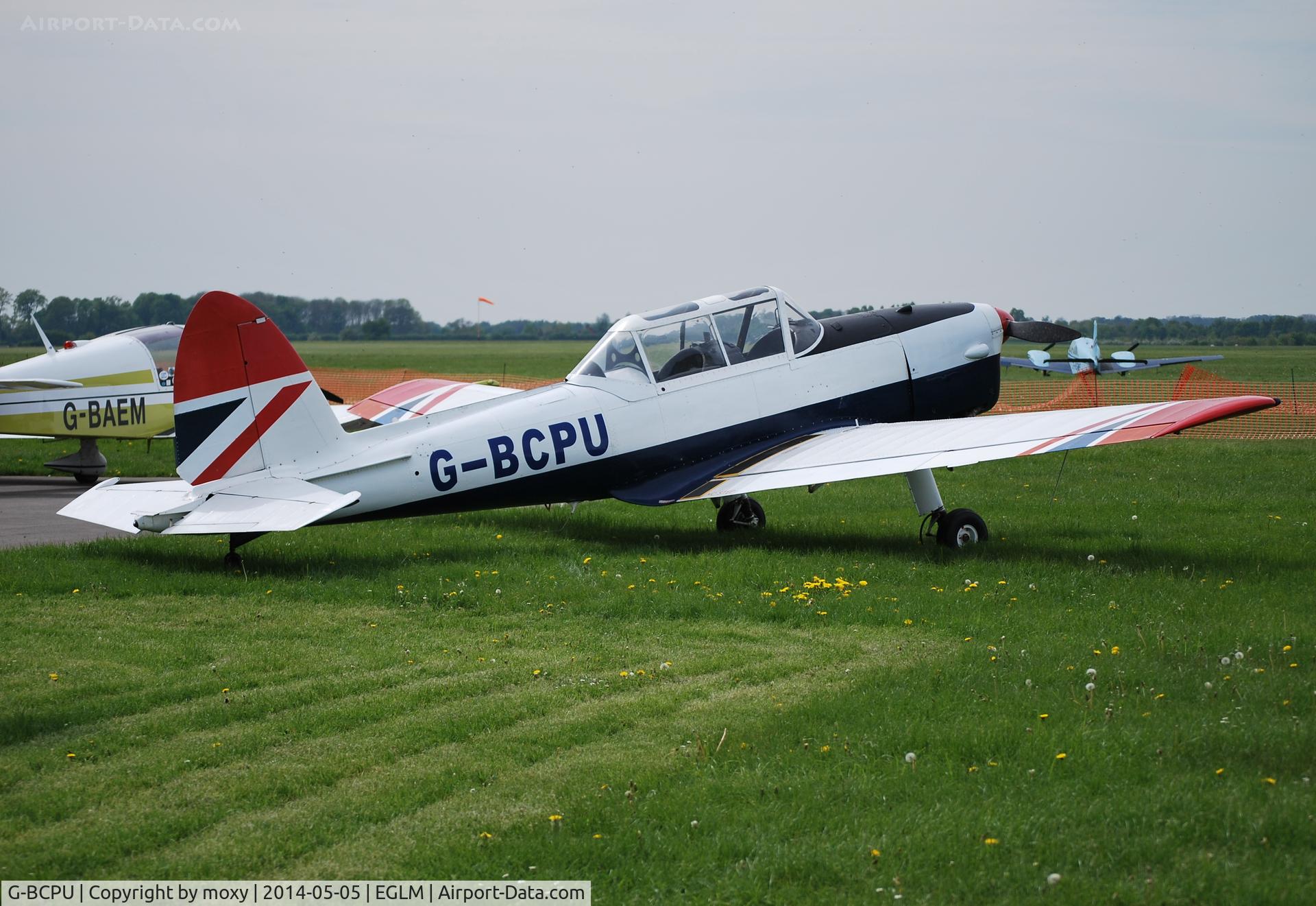 G-BCPU, 1953 De Havilland DHC-1 Chipmunk T.10 C/N C1/0839, DHC-1 Chipmunk 22 at White Waltham. Ex RAF serial WP973.