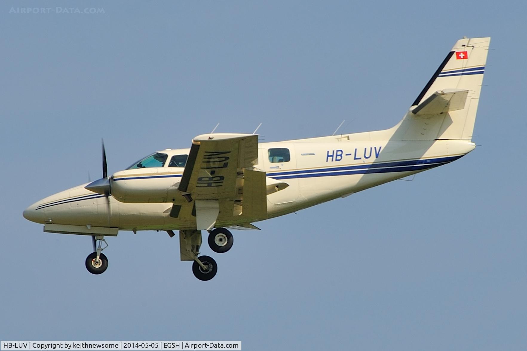HB-LUV, 1981 Cessna T303 Crusader C/N T30300058, Welcome return !