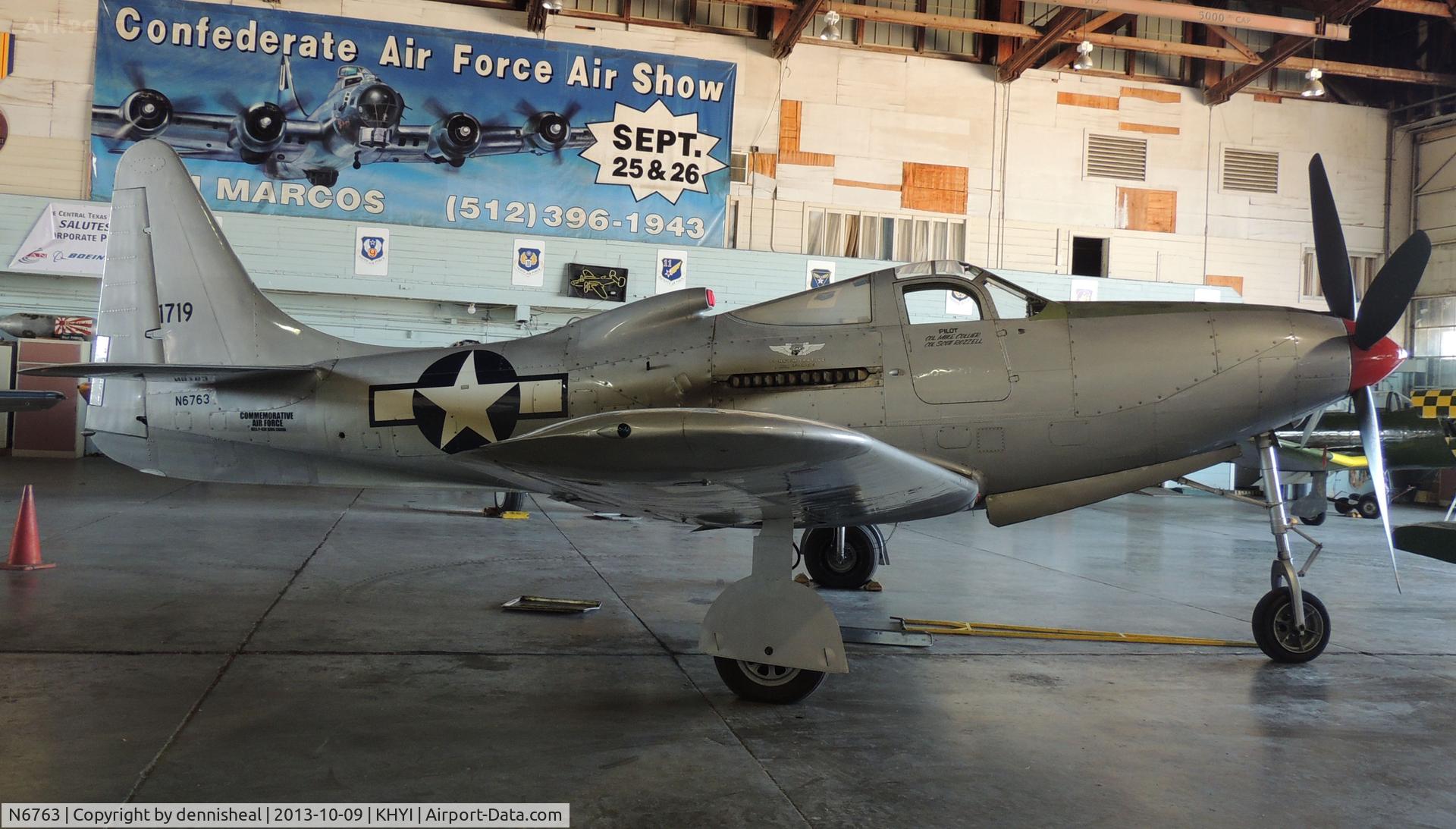 N6763, 1946 Bell P-63F Kingcobra C/N 296E1-1R, 1946 BELL P-63F