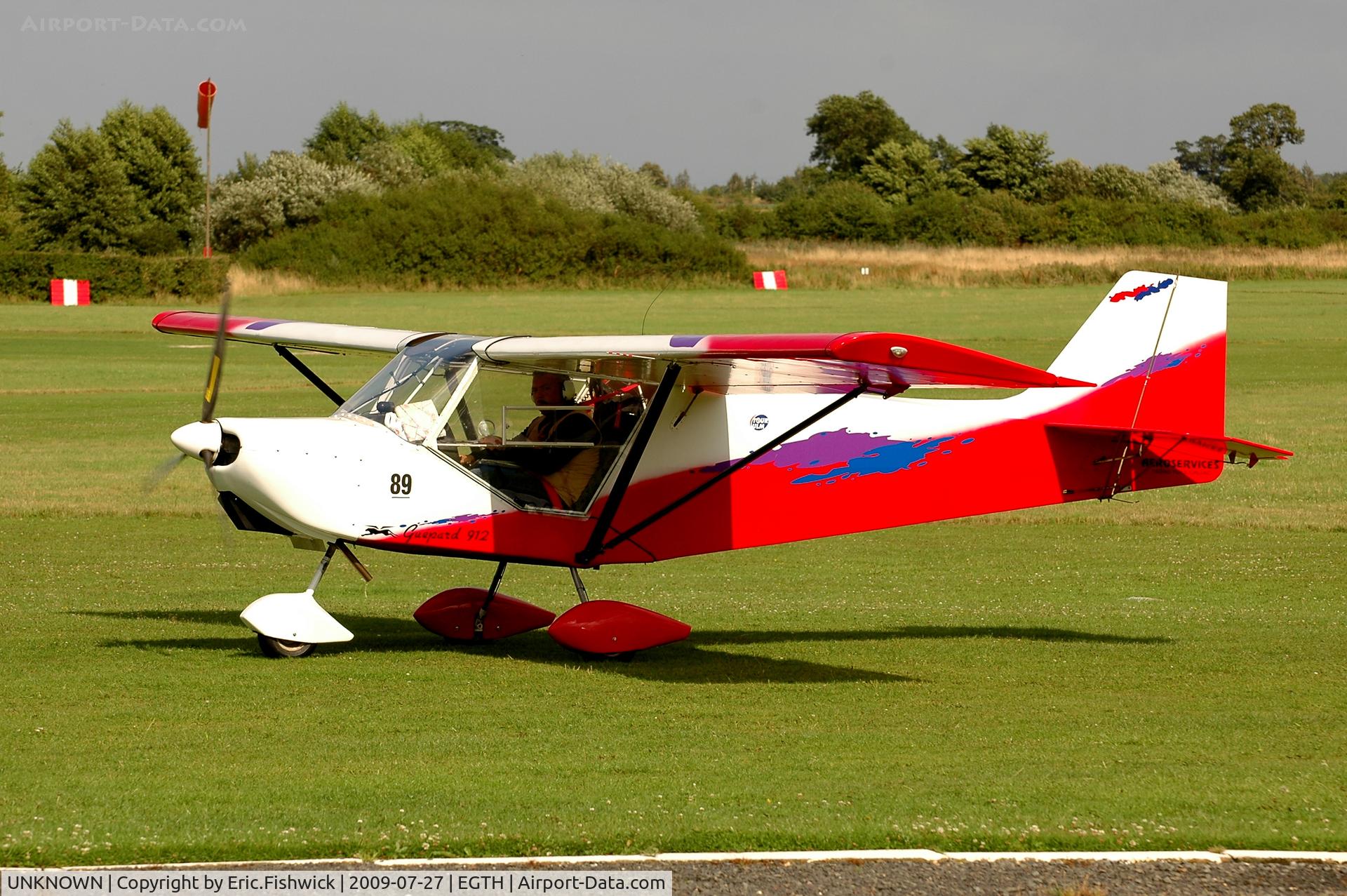 UNKNOWN, Miscellaneous Various C/N unknown, No.89 - Guepard 912 - Tour de France ULM 2009 - Anniversaire Louis Bleriot. (reg'n. not known)