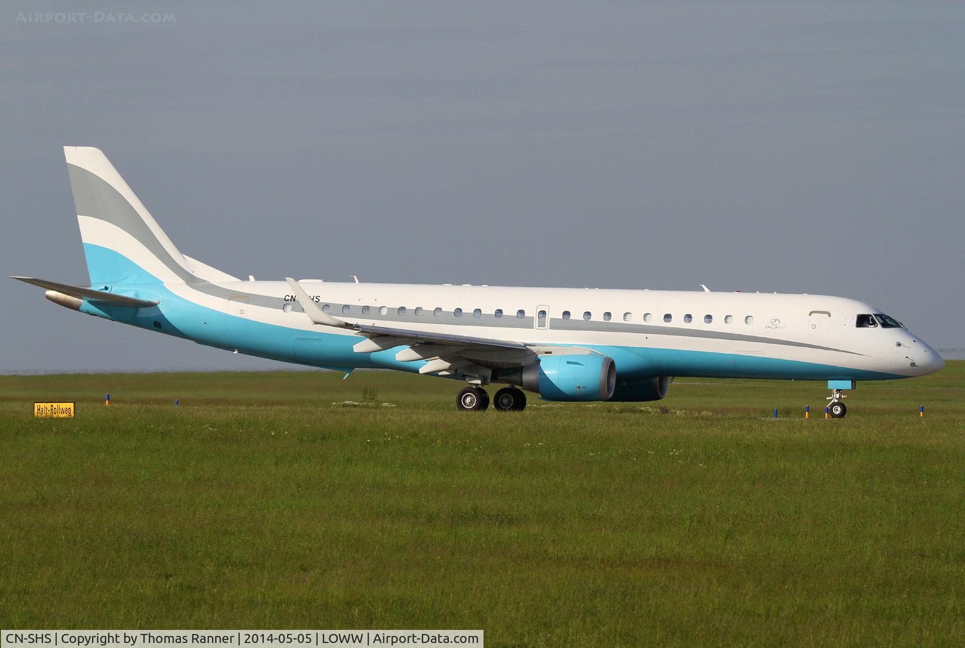 CN-SHS, 2011 Embraer ERJ-190-100ECJ Lineage 1000 C/N 19000307, Dalia Air Emb190