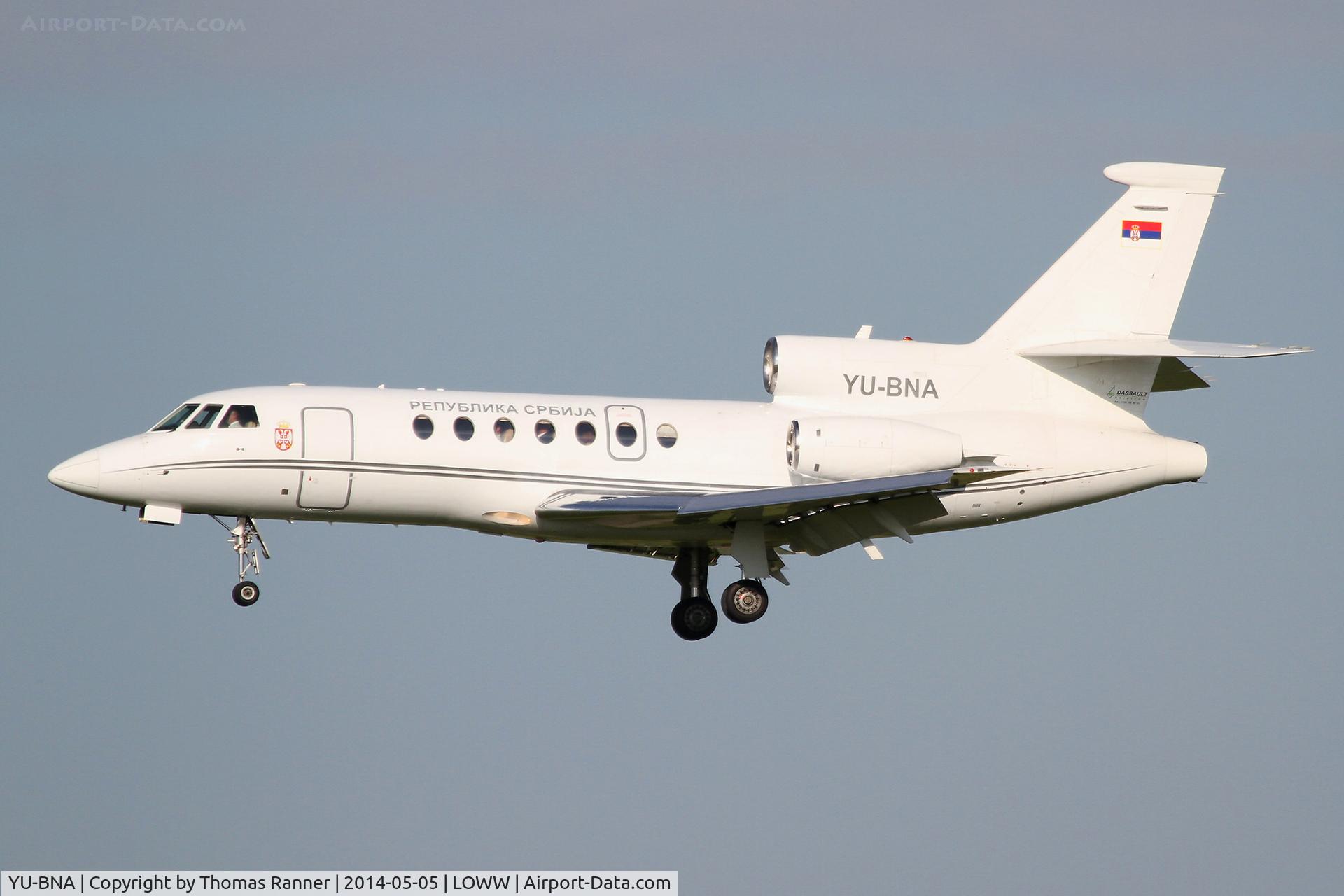 YU-BNA, 1981 Dassault Falcon 50 C/N 43, Serbia Government Falcon 50