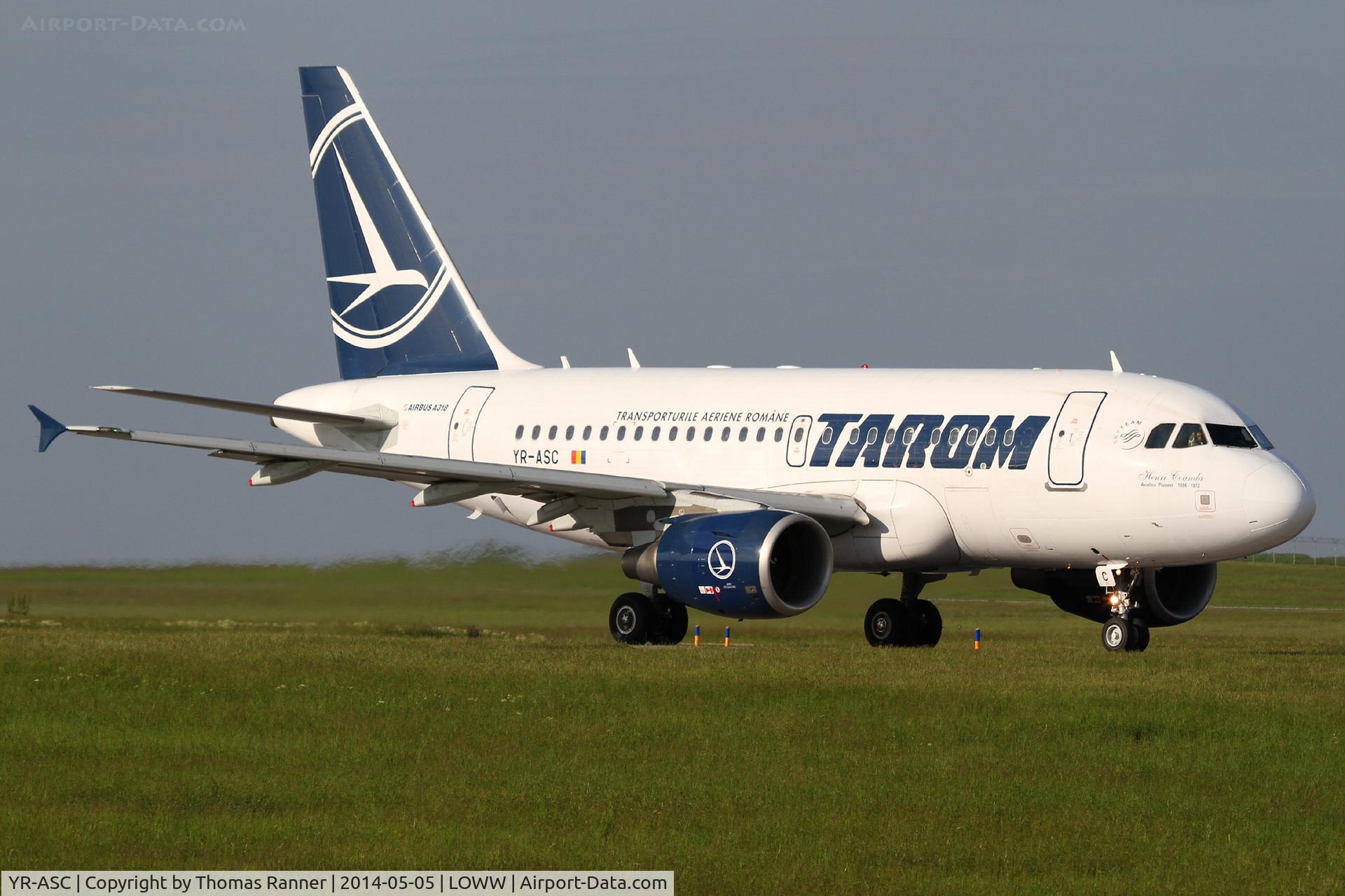 YR-ASC, 2007 Airbus A318-121 C/N 3220, Tarom A318