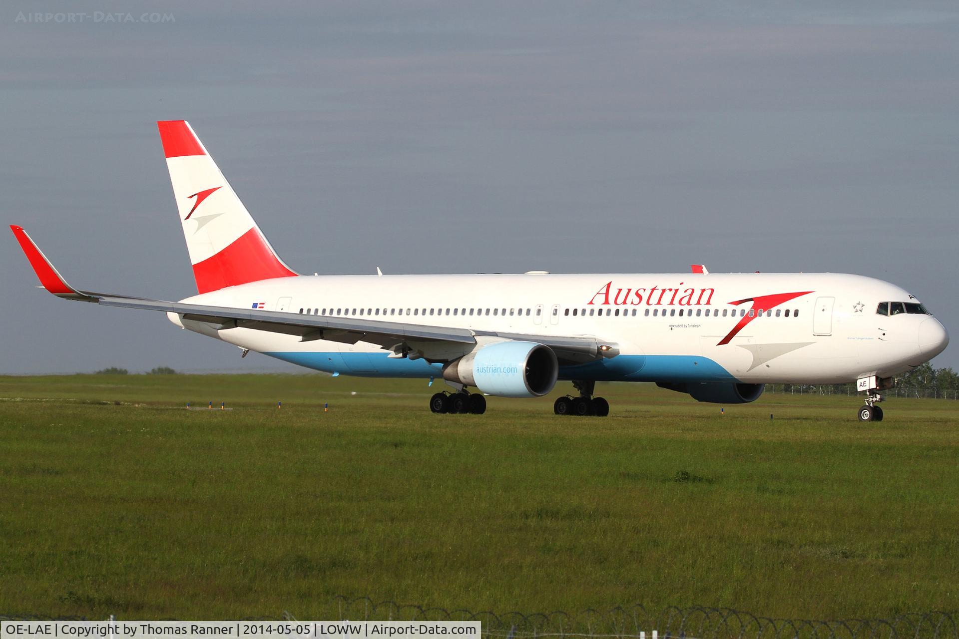 OE-LAE, 2000 Boeing 767-3Z9/ER C/N 30383, Austrian B767