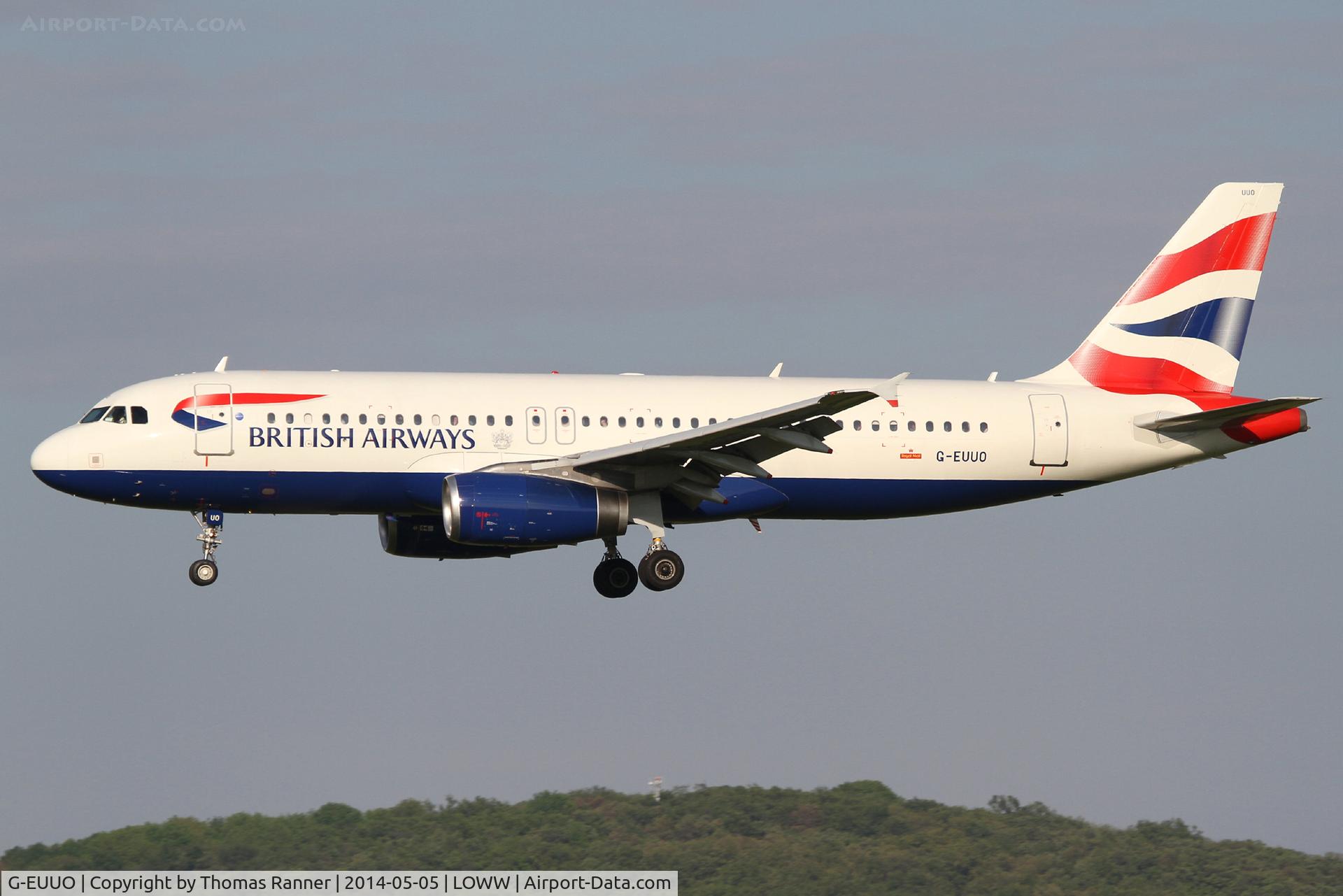 G-EUUO, 2003 Airbus A320-232 C/N 1958, British A320