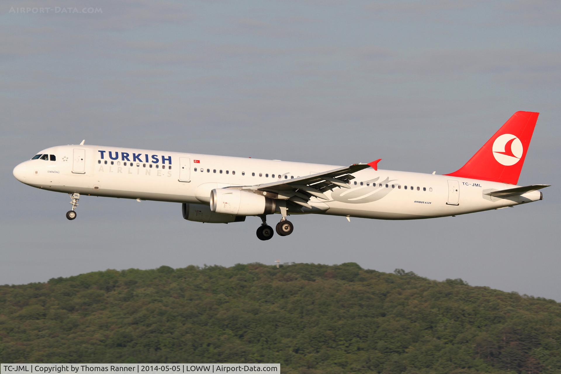 TC-JML, 2008 Airbus A321-231 C/N 3382, Turkish A321