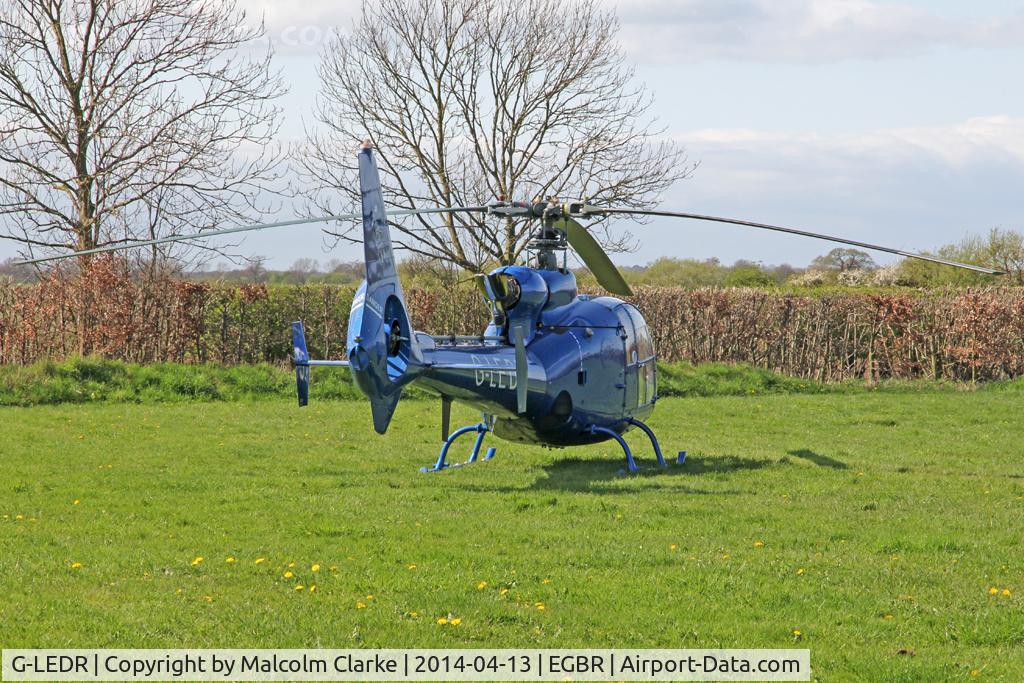 G-LEDR, 1973 Westland SA-341C Gazelle HT2 C/N 1081, Westland SA-341C Gazelle HT2 at The Real Aeroplane Club's Early Bird Fly-In, Breighton Airfield, April 2014.