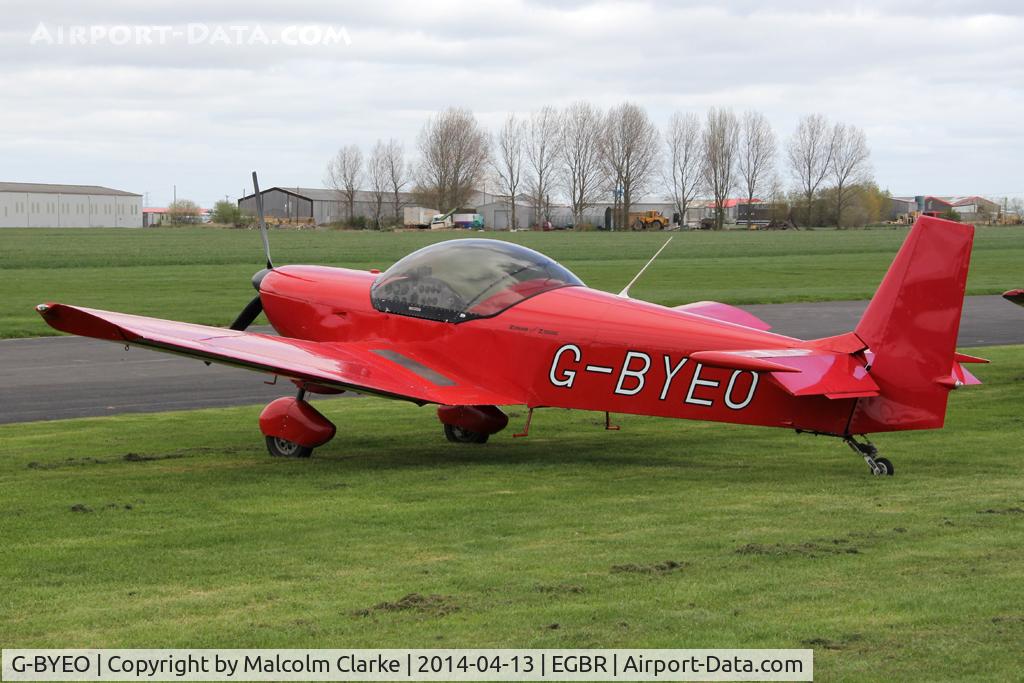 G-BYEO, 1999 Zenair CH-601 HDS Zodiac C/N PFA 162-13345, Zenair CH.601HDS Zodiac at The Real Aeroplane Club's Early Bird Fly-In, Breighton Airfield, April 2014.