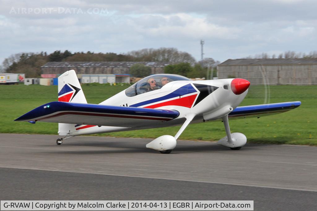 G-RVAW, 2000 Vans RV-6 C/N PFA 181-13234, Vans RV-6 at The Real Aeroplane Club's Early Bird Fly-In, Breighton Airfield, April 2014.