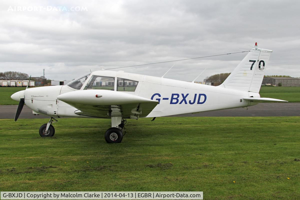 G-BXJD, 1967 Piper PA-28-180 Cherokee C/N 28-4215, Piper PA-28-180 Cherokee at The Real Aeroplane Club's Early Bird Fly-In, Breighton Airfield, April 2014.