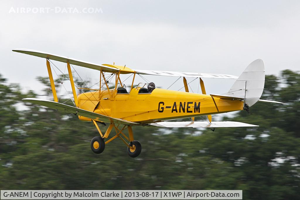 G-ANEM, 1940 De Havilland DH-82A Tiger Moth II C/N 82943, De Havilland DH-82A Tiger Moth II at The De Havilland Moth Club's 28th International Moth Rally at Woburn Abbey. August 2013.