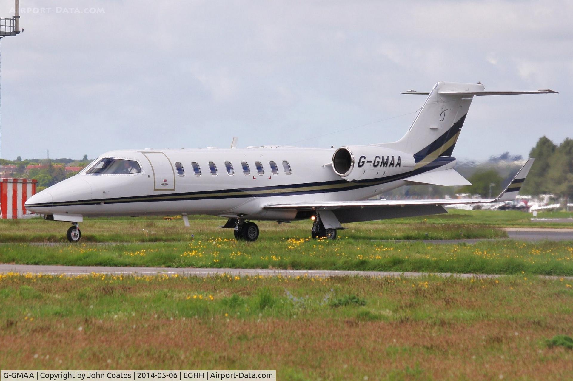 G-GMAA, 2001 Learjet 45 C/N 45-167, Taxiing on arrival