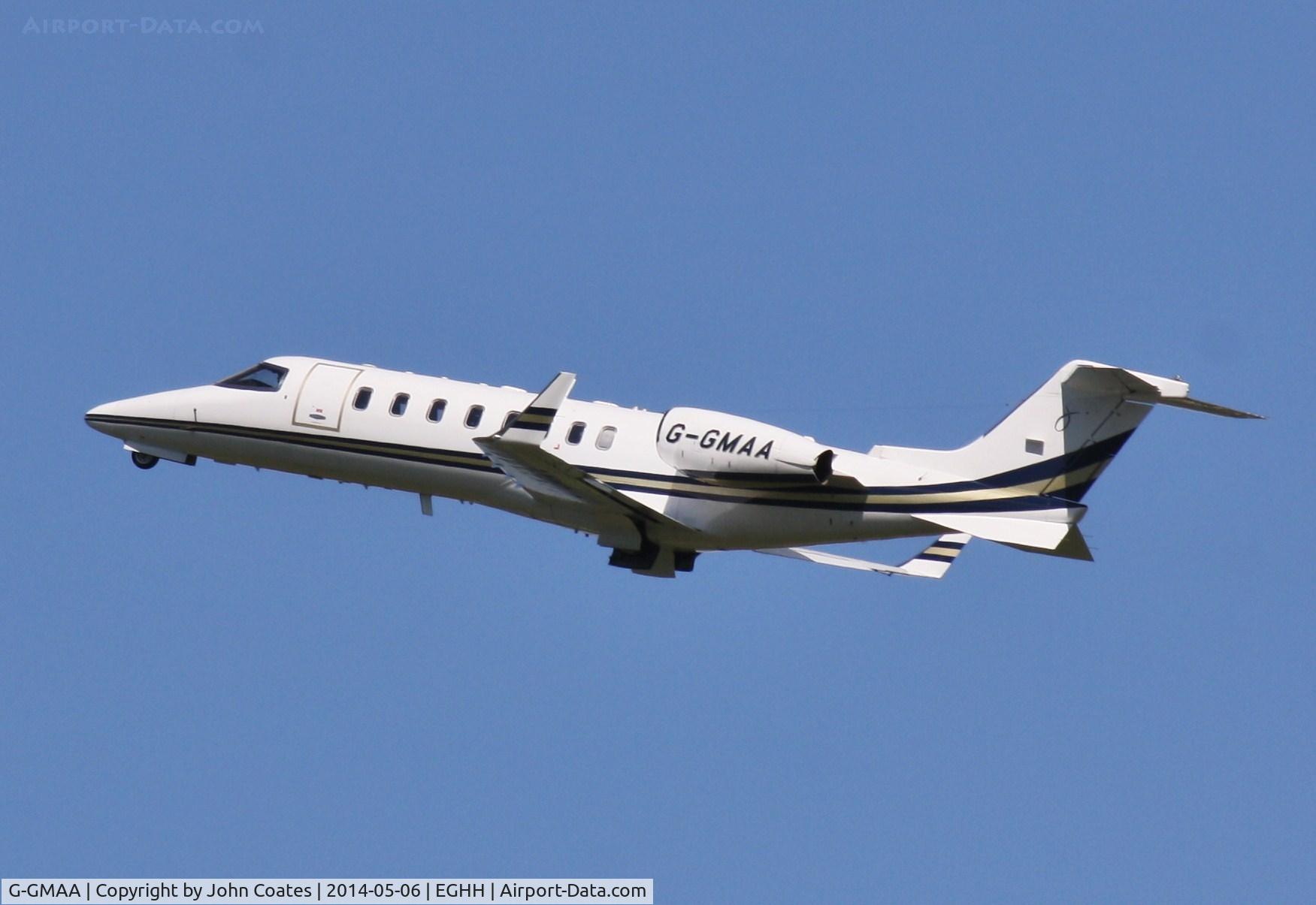 G-GMAA, 2001 Learjet 45 C/N 45-167, Departing after short visit