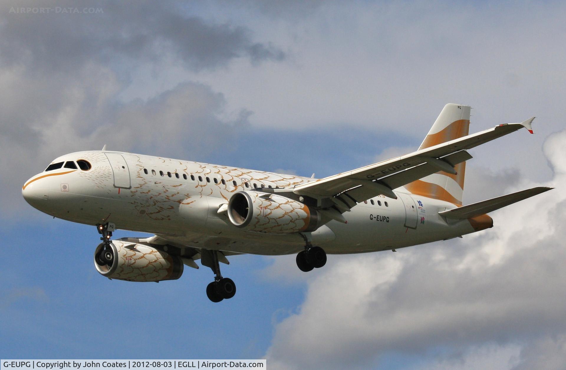 G-EUPG, 2000 Airbus A319-131 C/N 1222, Finals 27L