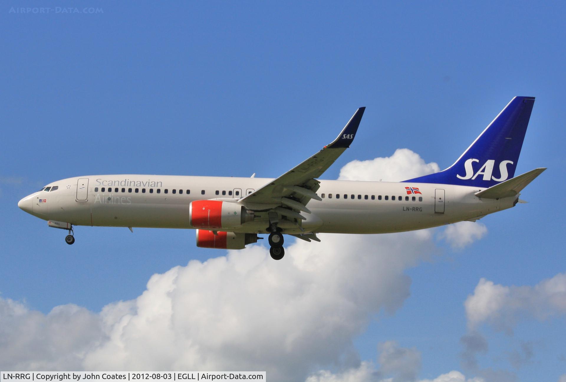 LN-RRG, 2008 Boeing 737-85P C/N 35708, Finals 27L