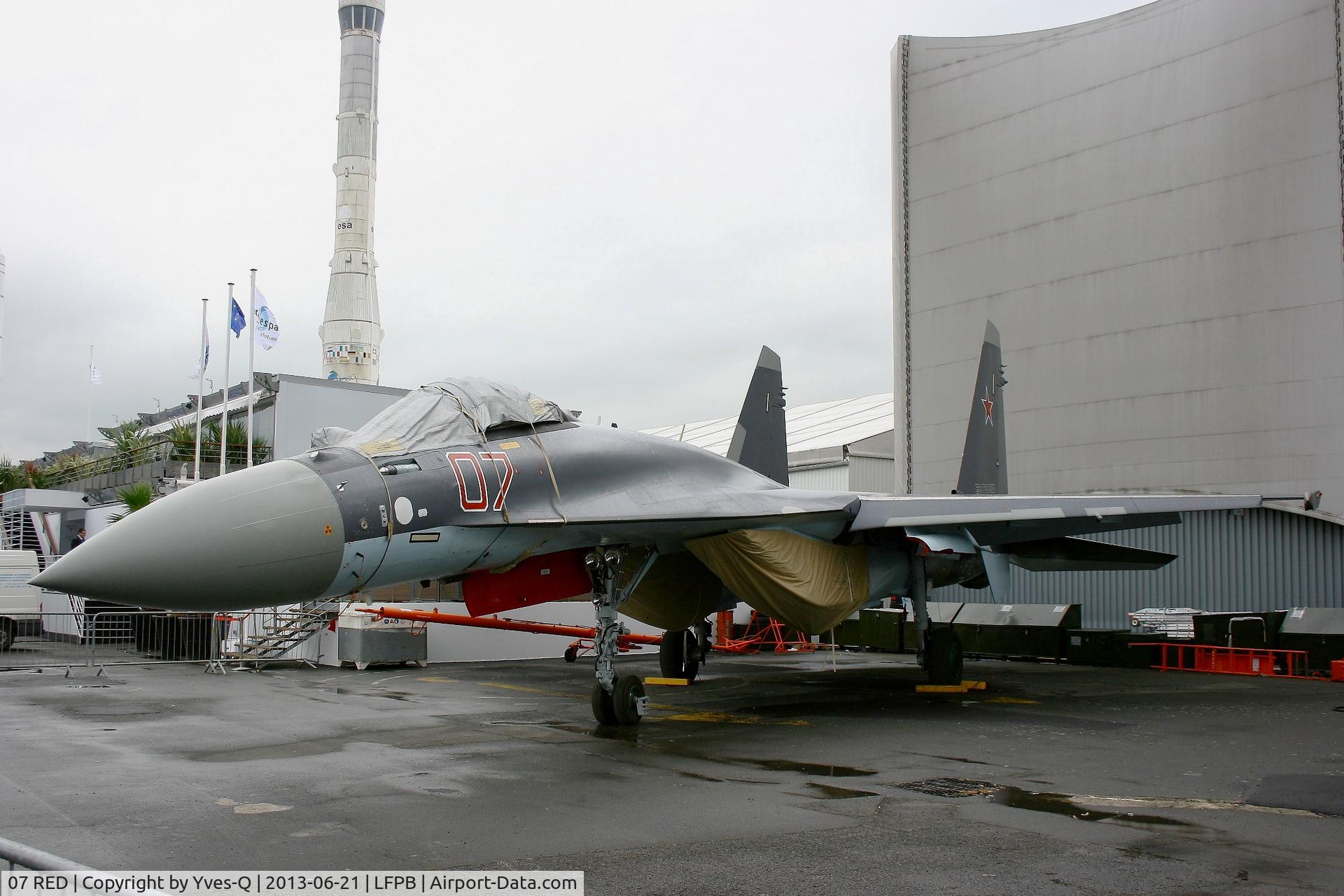 07 RED, Sukhoi Su-35S C/N 49083501206, Sukhoi Su-35S, Static display, Paris-Le Bourget Air Show 2013