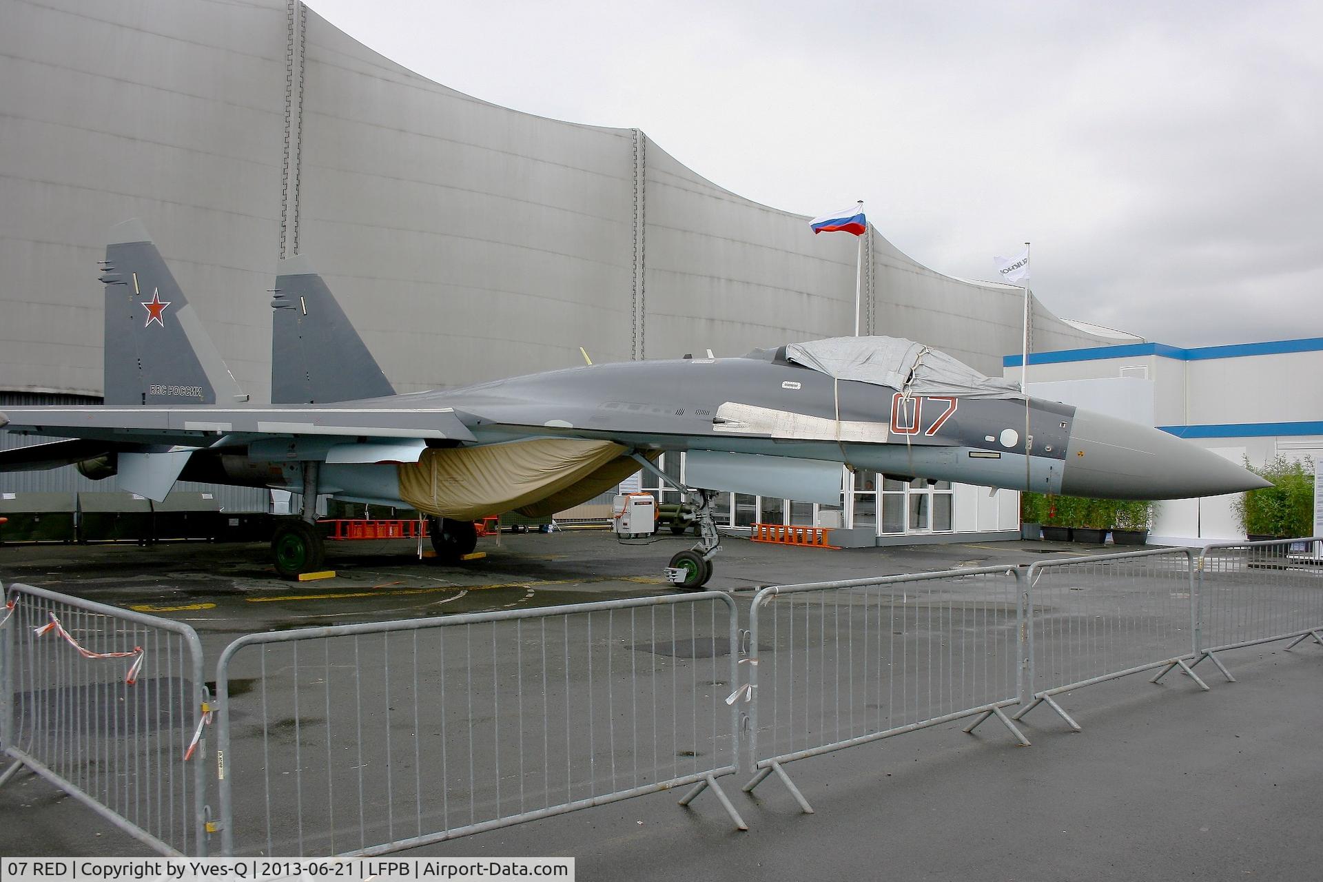 07 RED, Sukhoi Su-35S C/N 49083501206, Sukhoi Su-35S, Static display, Paris-Le Bourget Air Show 2013