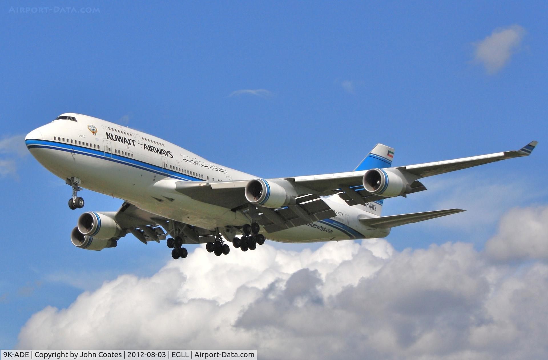 9K-ADE, 1994 Boeing 747-469 (M) C/N 27338, Approach 27L
