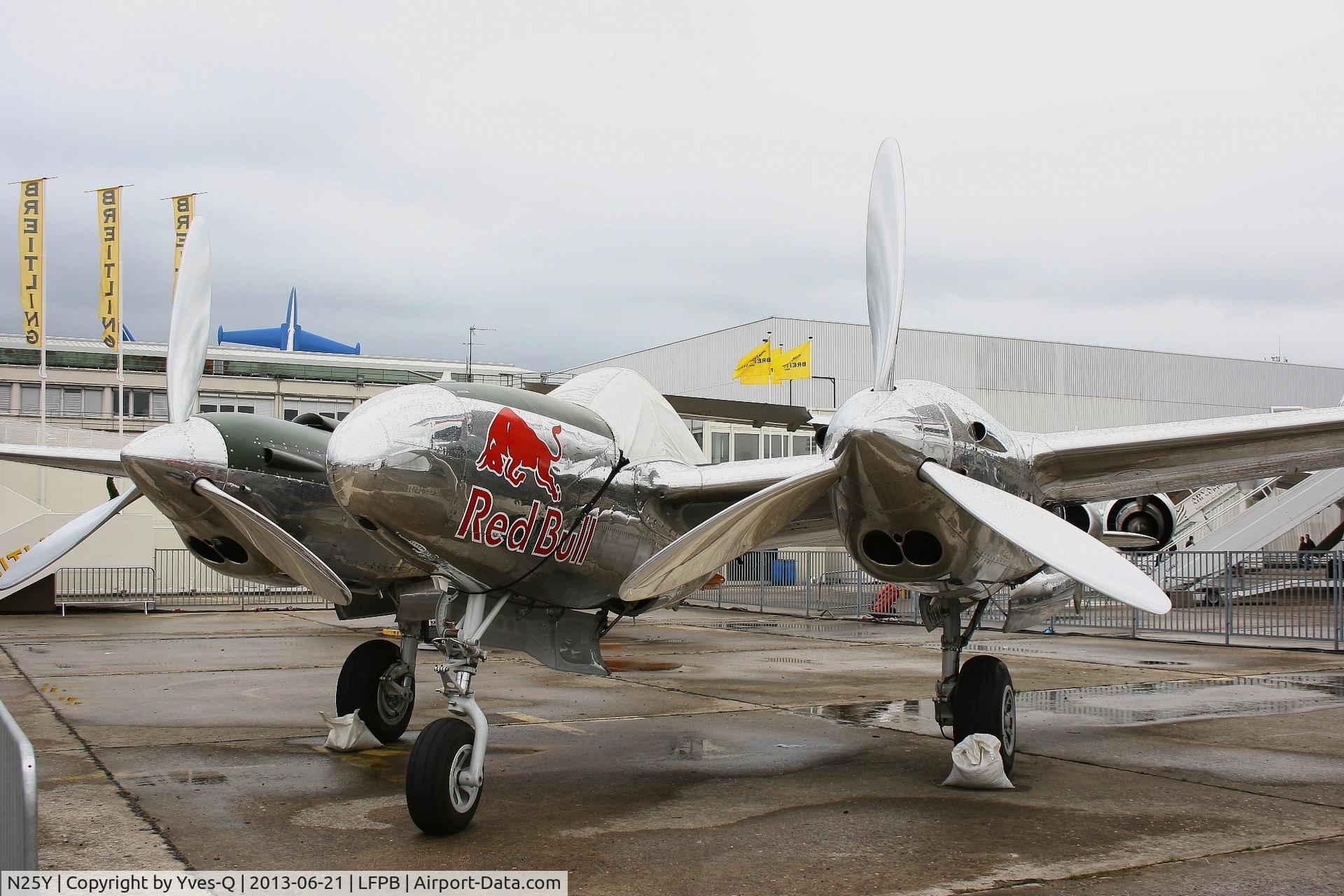 N25Y, 1944 Lockheed P-38L-5LO Lightning C/N AF44-53254, Lockheed P-38L-5LO Lightning, Static display, Paris-Le Bourget (LFPB-LBG) Air Show 2013