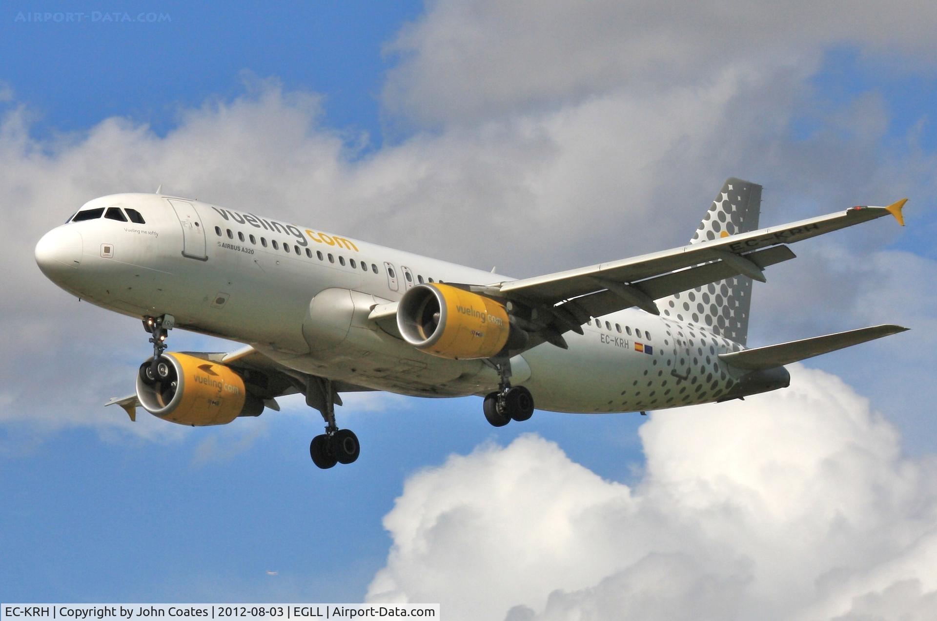 EC-KRH, 2008 Airbus A320-214 C/N 3529, Approach 27L