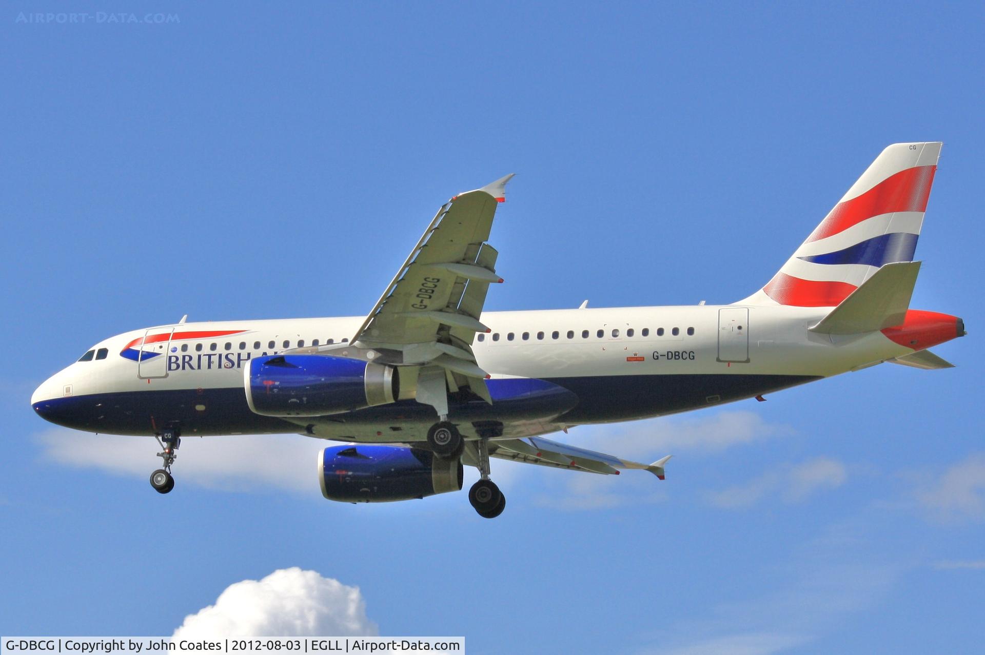 G-DBCG, 2005 Airbus A319-131 C/N 2694, Finals 27L