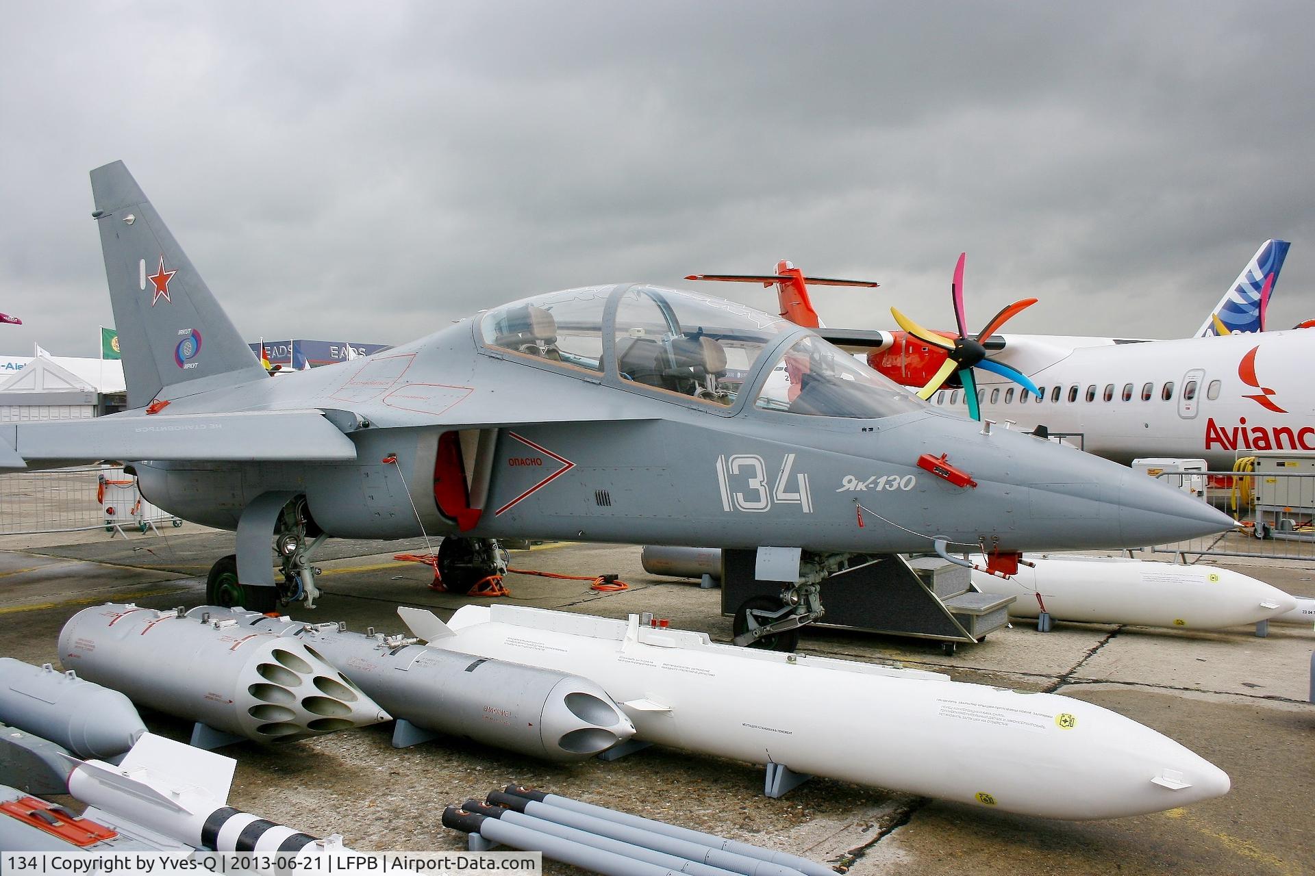 134, Yakovlev Yak-130 C/N 13012101, Yakovlev Yak-130, Static display, Paris-Le Bourget Air Show 2013