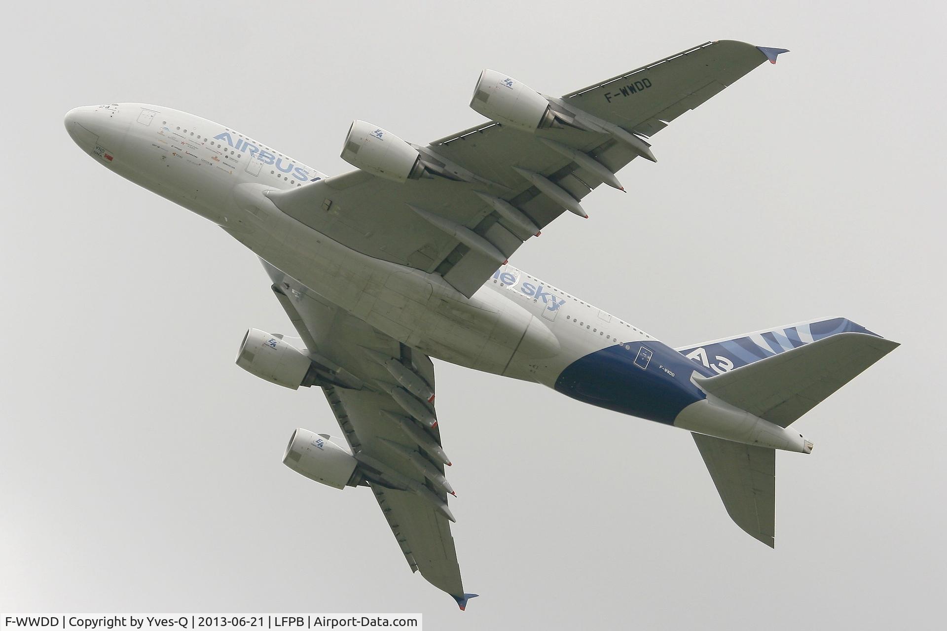 F-WWDD, 2005 Airbus A380-861 C/N 004, Airbus A380-861 Solo Display, Paris-Le Bourget Air Show 2013