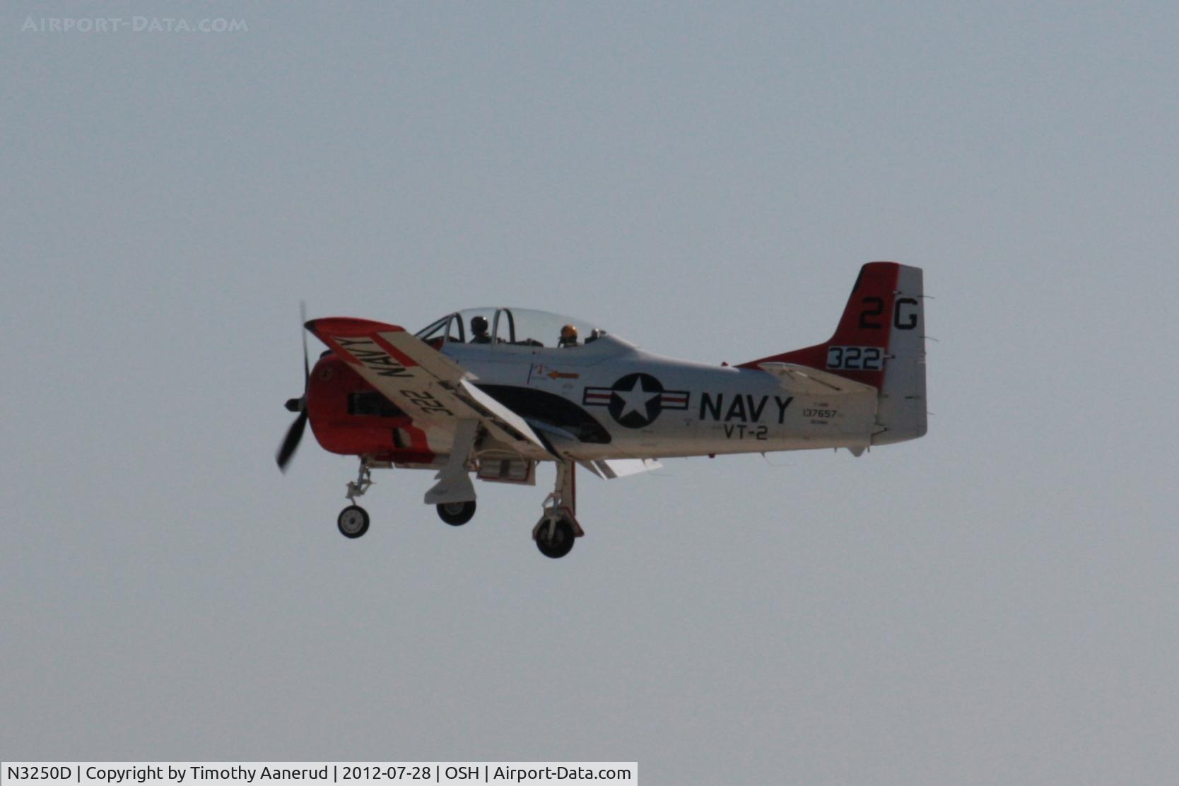 N3250D, North American T-28B Trojan C/N 200-20 (137657), North American T-28B, c/n: 137657