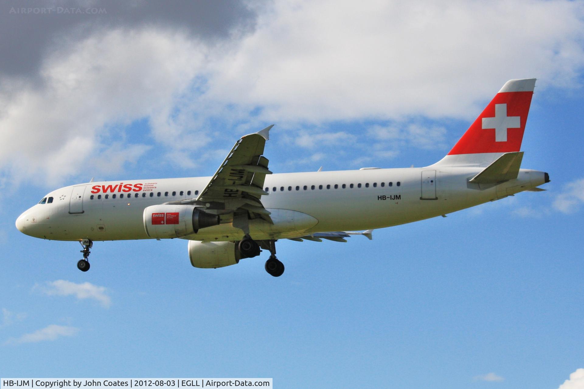HB-IJM, 1996 Airbus A320-214 C/N 635, Finals 27L
