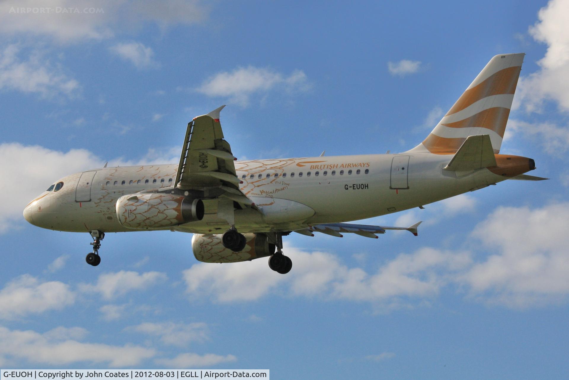 G-EUOH, 2001 Airbus A319-131 C/N 1604, Finals 27L