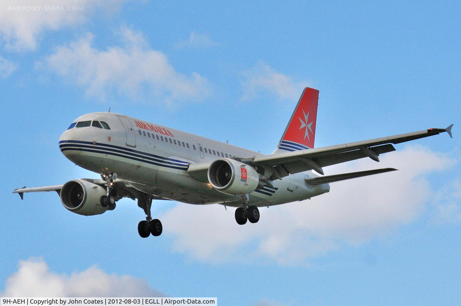 9H-AEH, 2004 Airbus A319-111 C/N 2122, Approach 27L