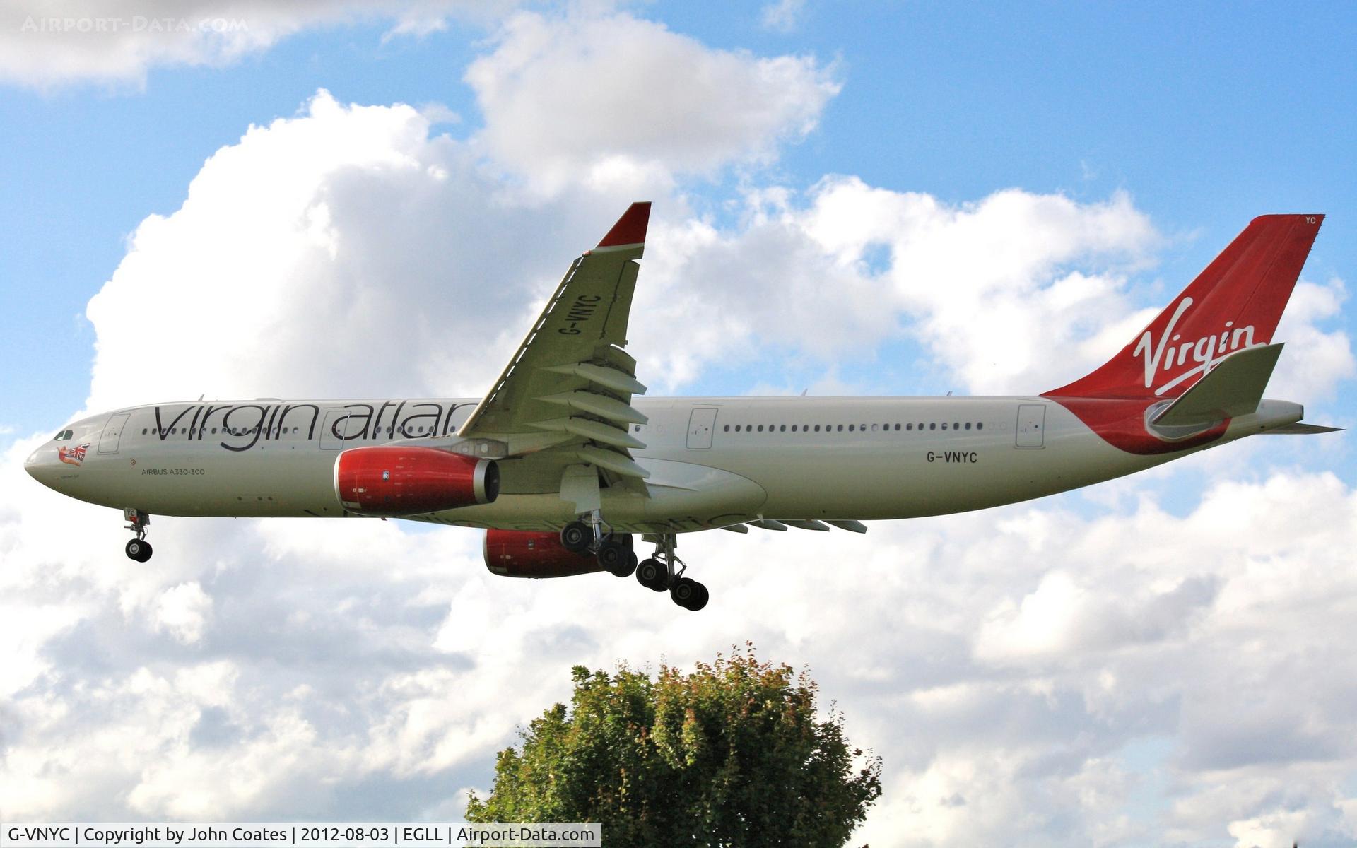G-VNYC, 2012 Airbus A330-343X C/N 1315, Finals 27L