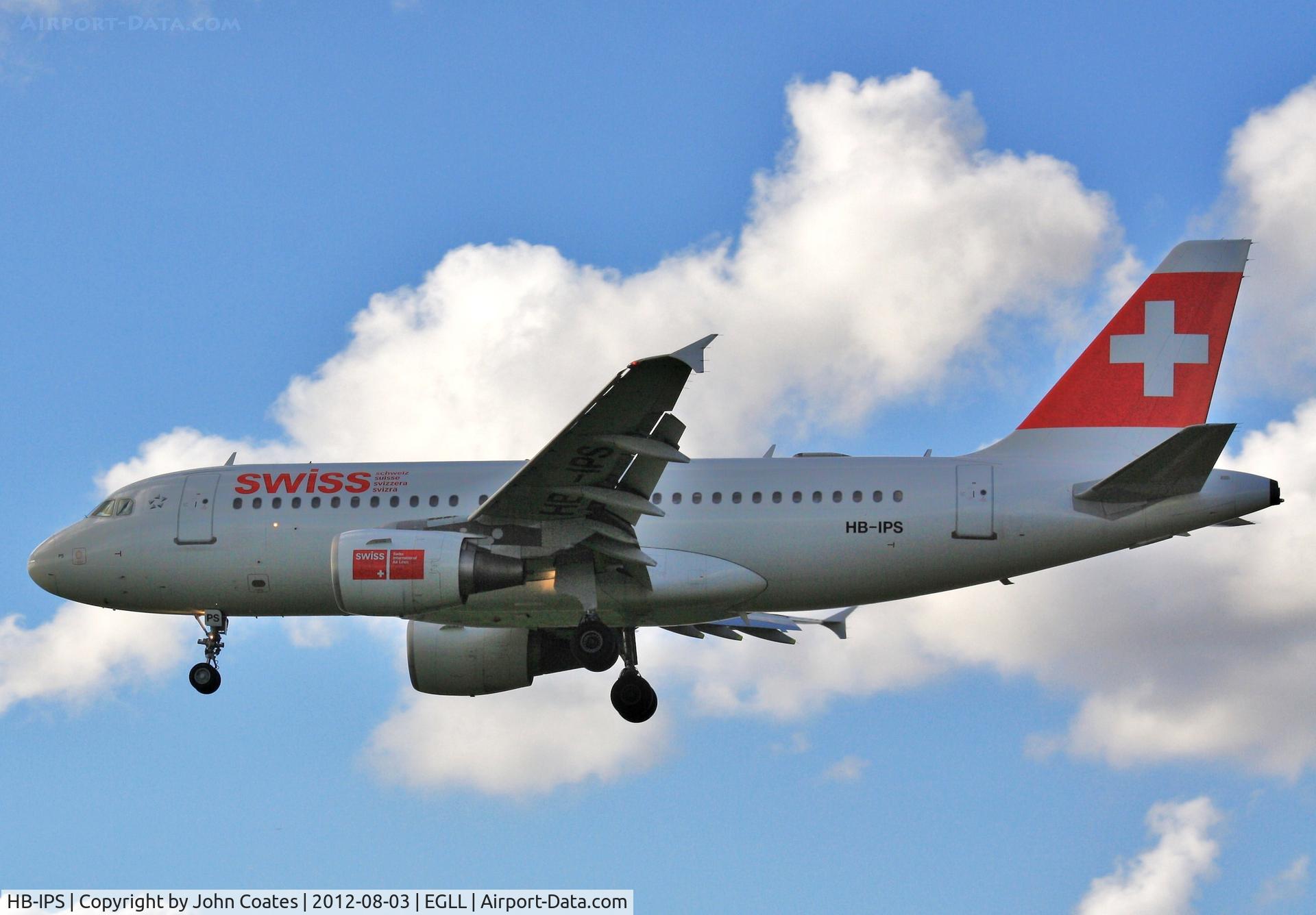 HB-IPS, 1997 Airbus A319-112 C/N 734, Finals 27L
