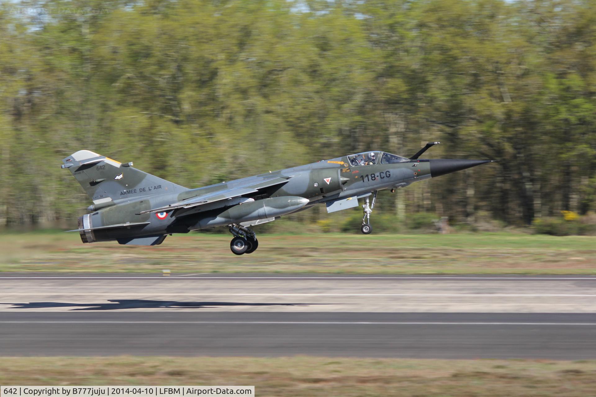 642, Dassault Mirage F.1CR C/N 642, with new military code 118-CG