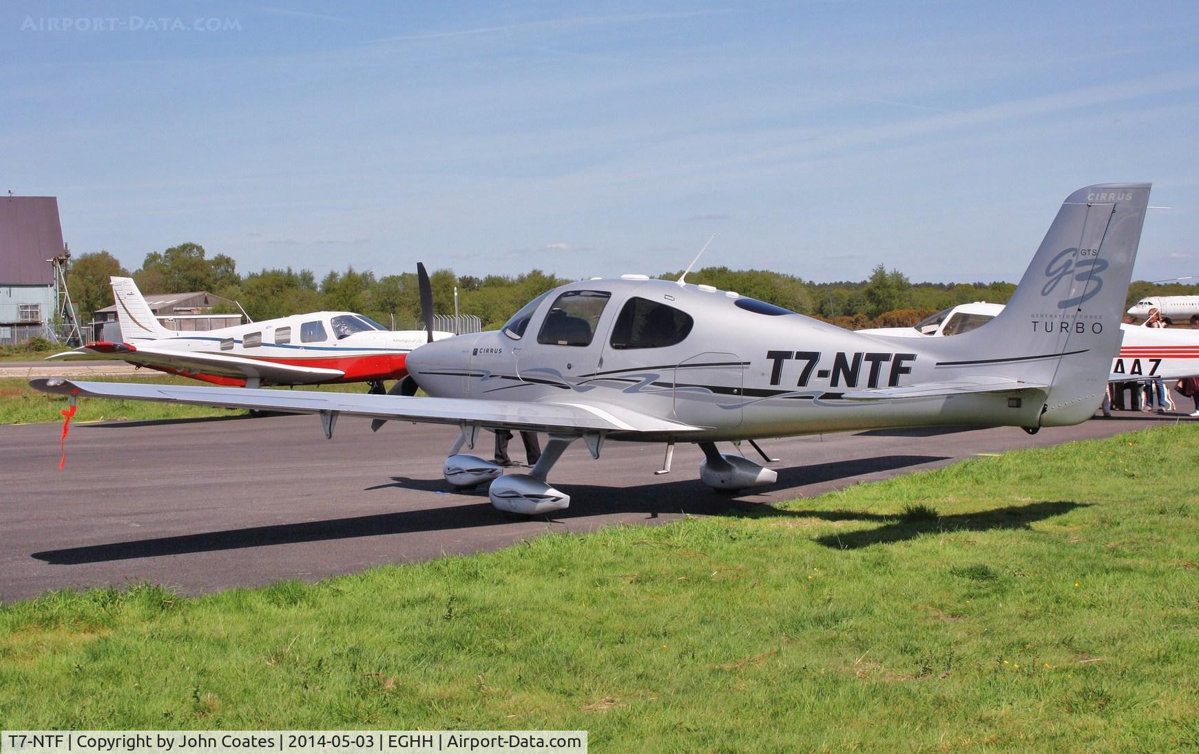 T7-NTF, 2008 Cirrus SR22 G3 GTS Turbo C/N 3091, At BHL