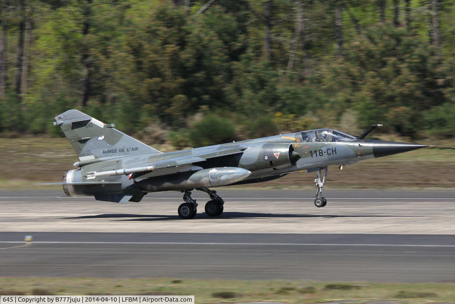 645, Dassault Mirage F.1CR C/N 645, at Mont de Marsan