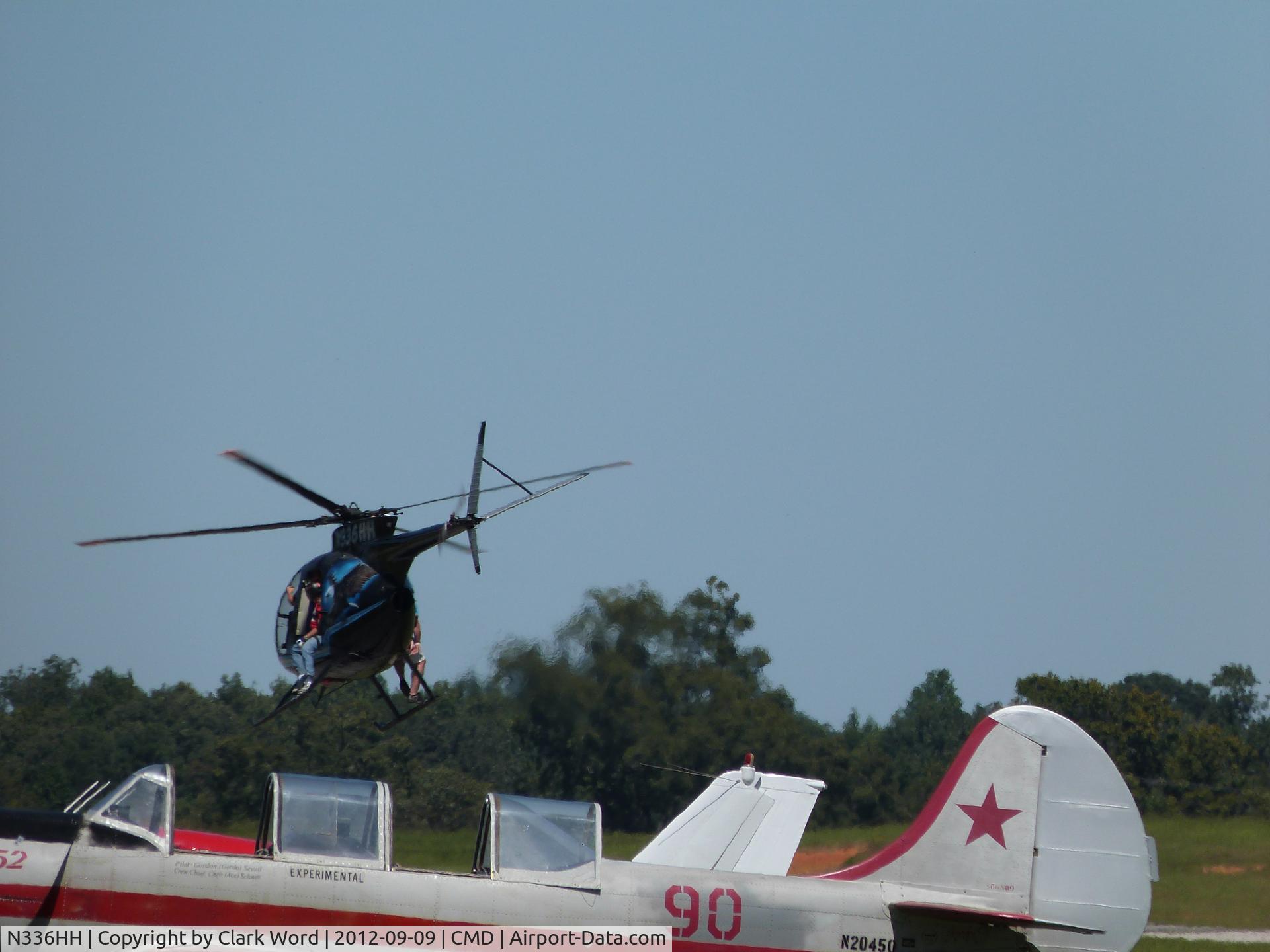N336HH, 1969 Hughes OH-6A Cayuse C/N 1046, N336HH carrying jumpers for a ride!