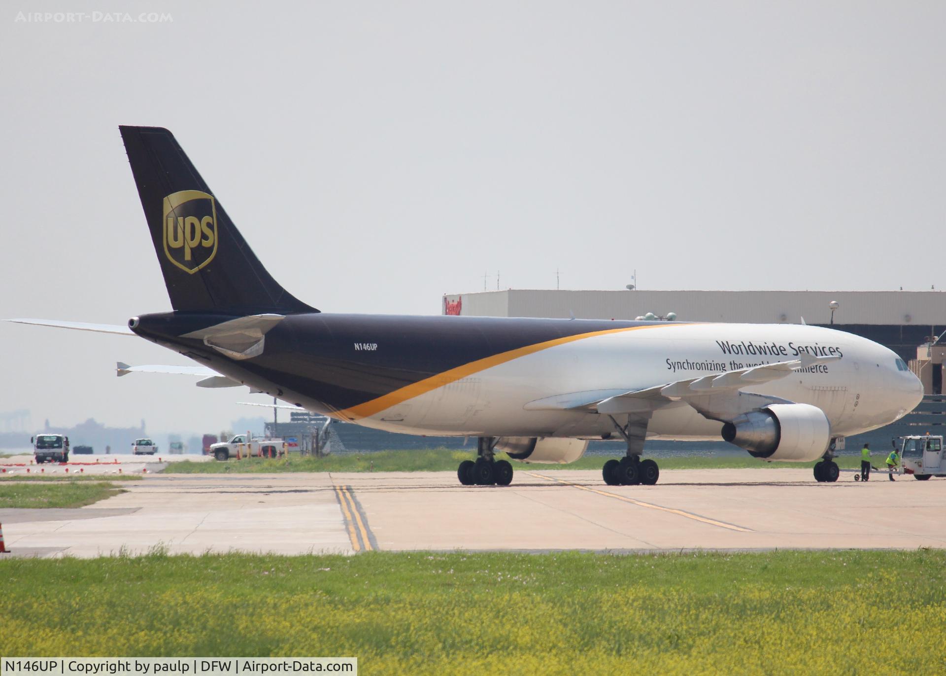 N146UP, 2003 Airbus A300F4-622R C/N 829, At DFW.