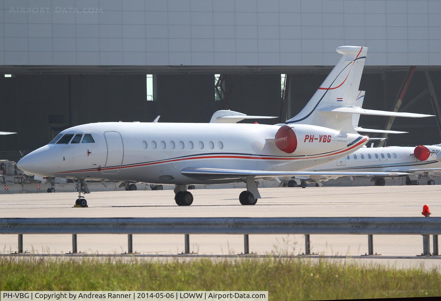 PH-VBG, 2003 Dassault Falcon 2000EX C/N 005, Jet Netherlands Falcon 2000