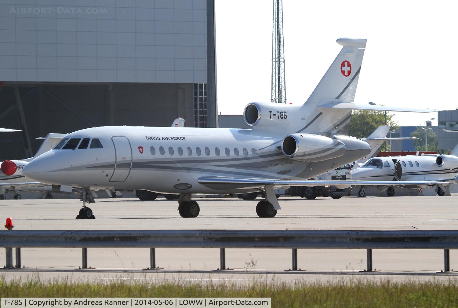 T-785, 2007 Dassault Falcon 900EX EASy II C/N 195, Swiss Air Force Falcon 900