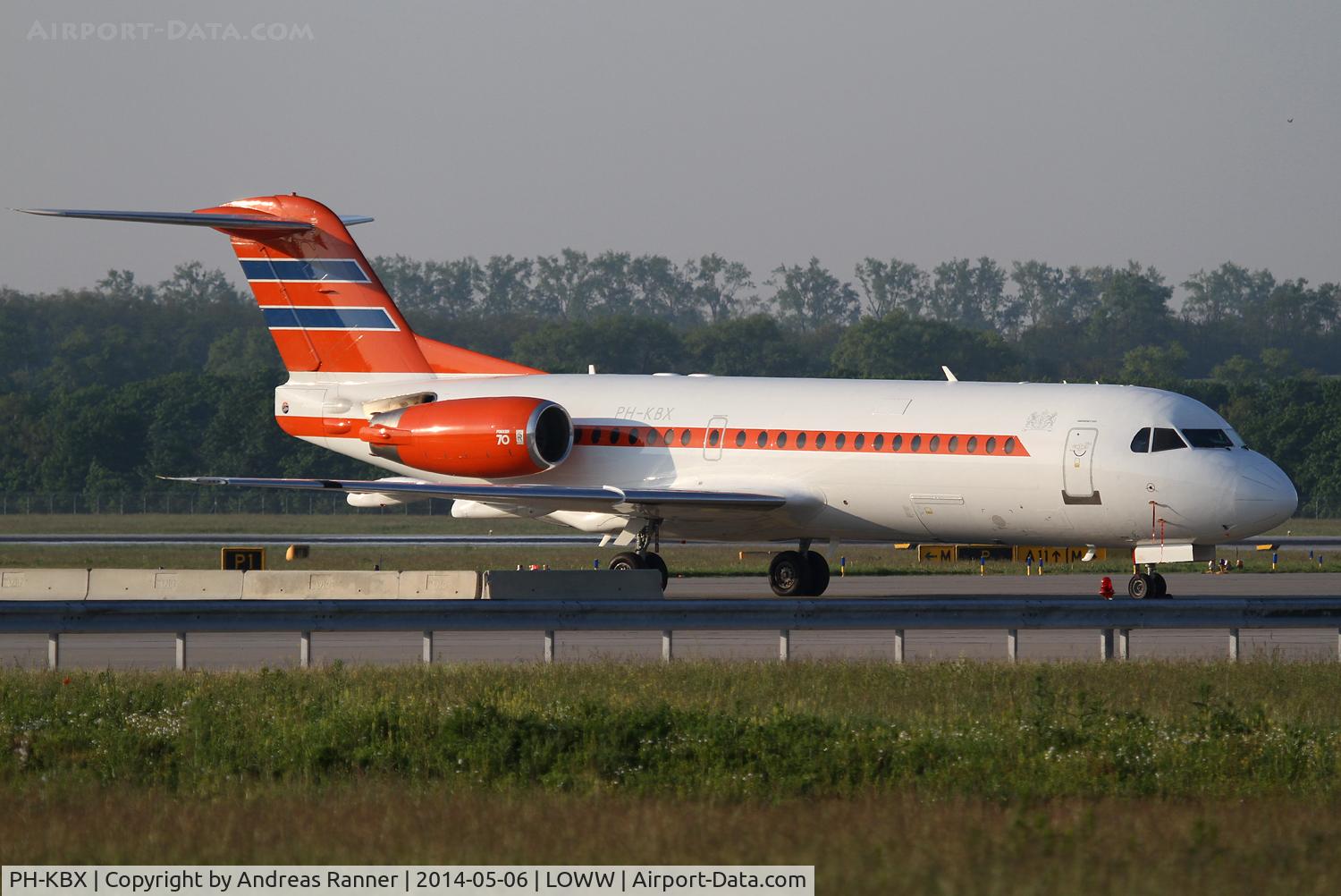 PH-KBX, 1996 Fokker 70 (F-28-0070) C/N 11547, Dutch Royal Flight Fokker 70